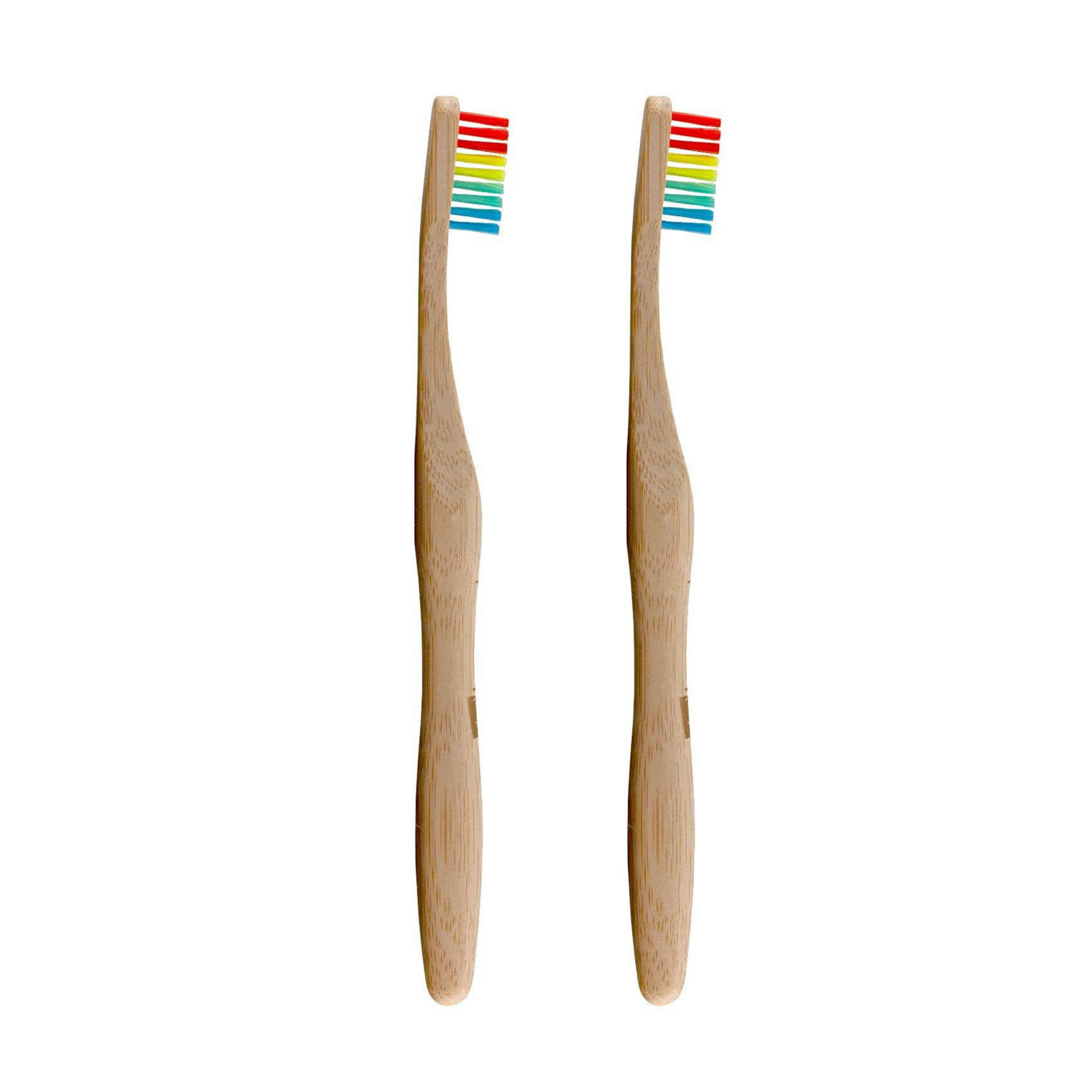 Bamboo Toothbrush Rainbow Twin Pack