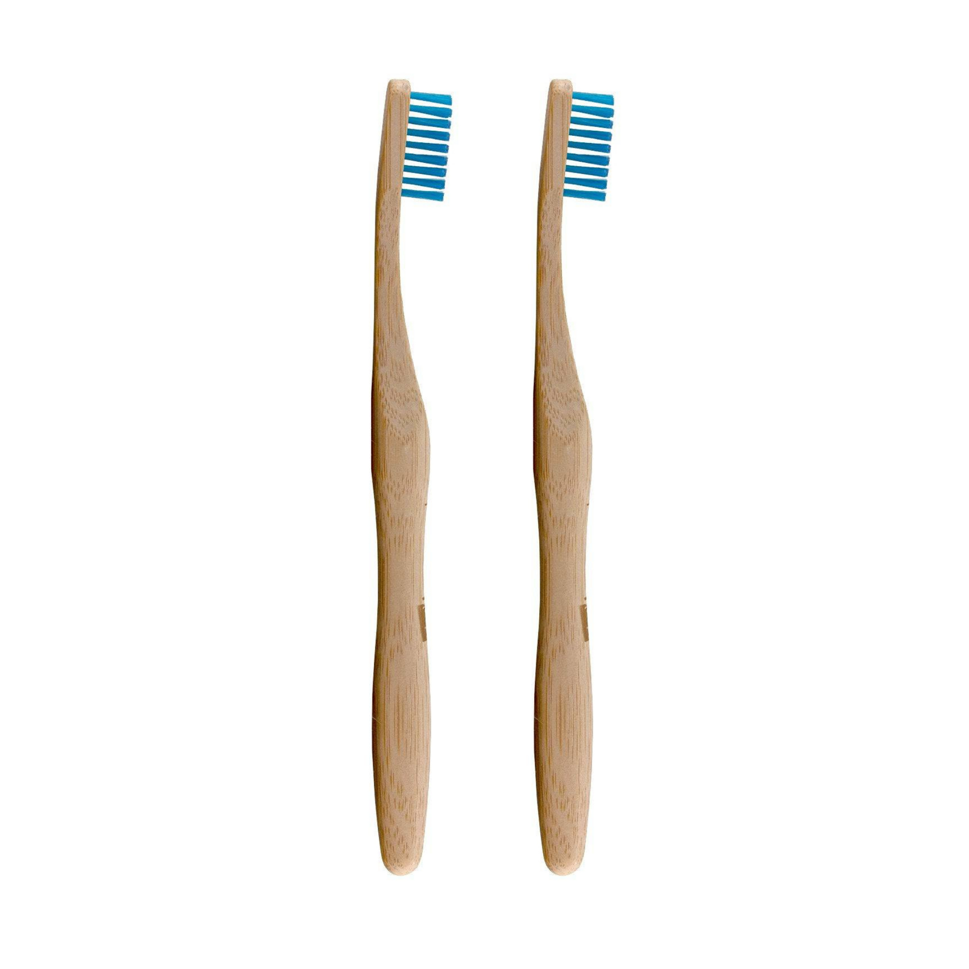 Bamboo Toothbrush Blue Twin Pack