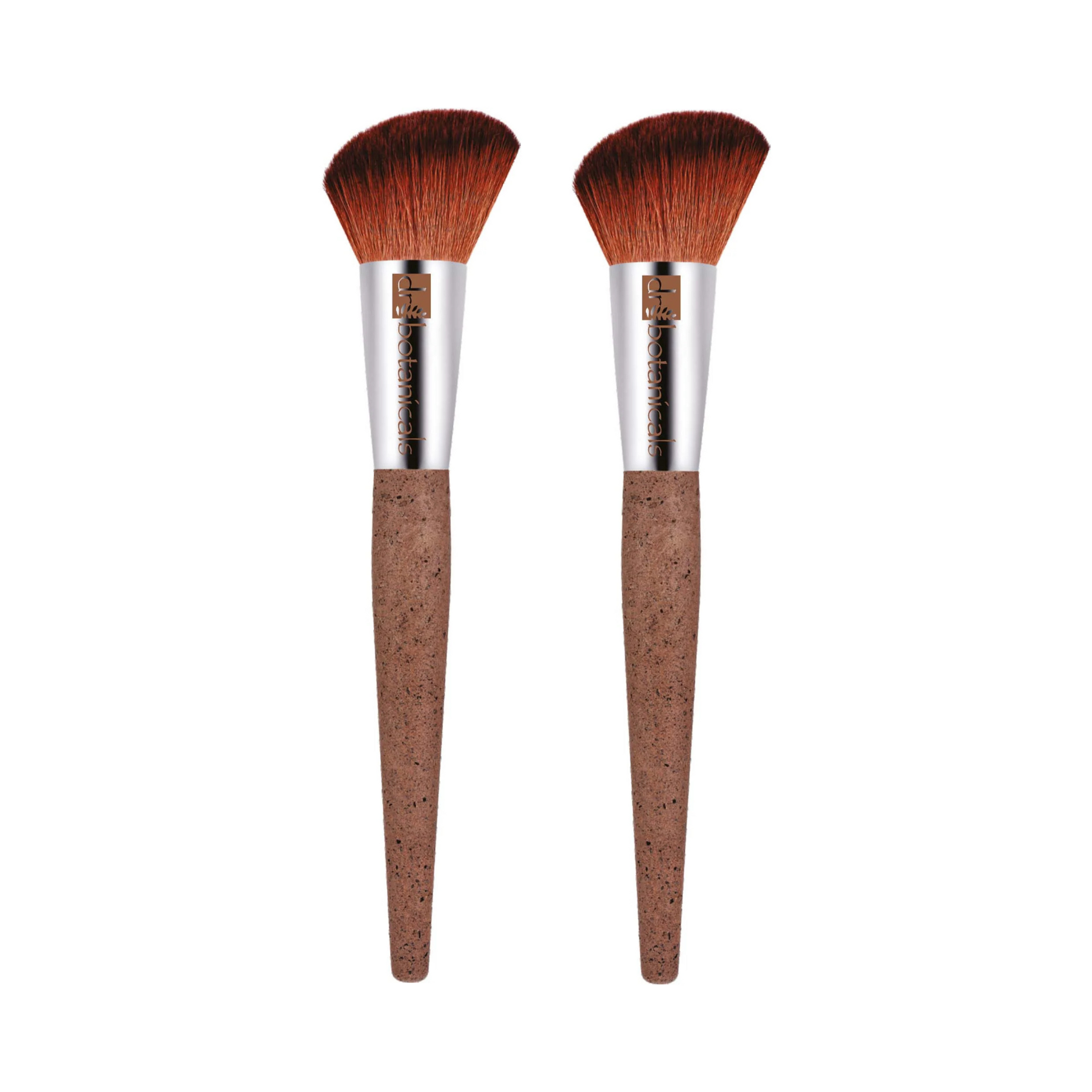 Coffee Ground Blush Brush Twin Pack