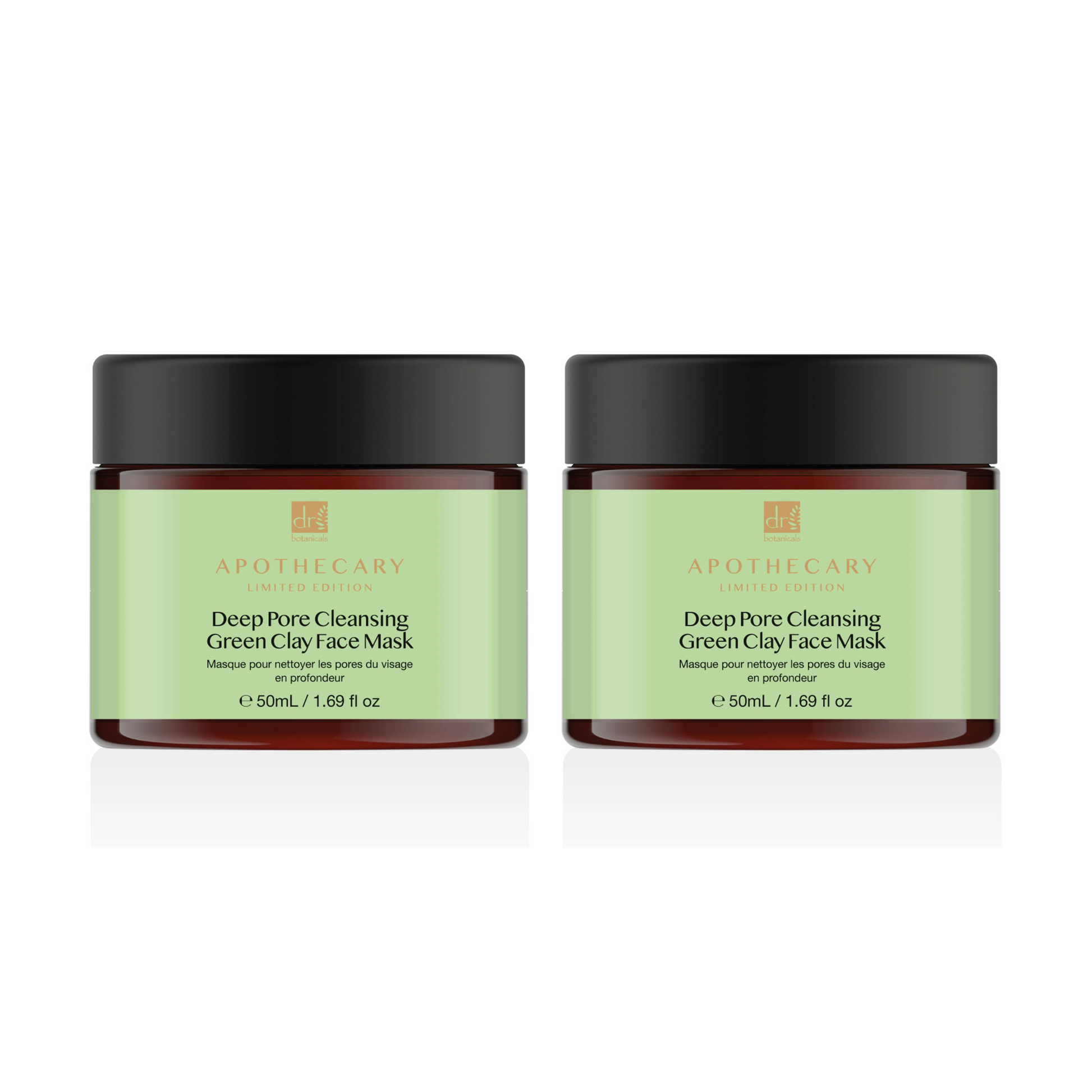 Deep Pore Cleansing Green Clay Face Mask 50ml Twin Pack