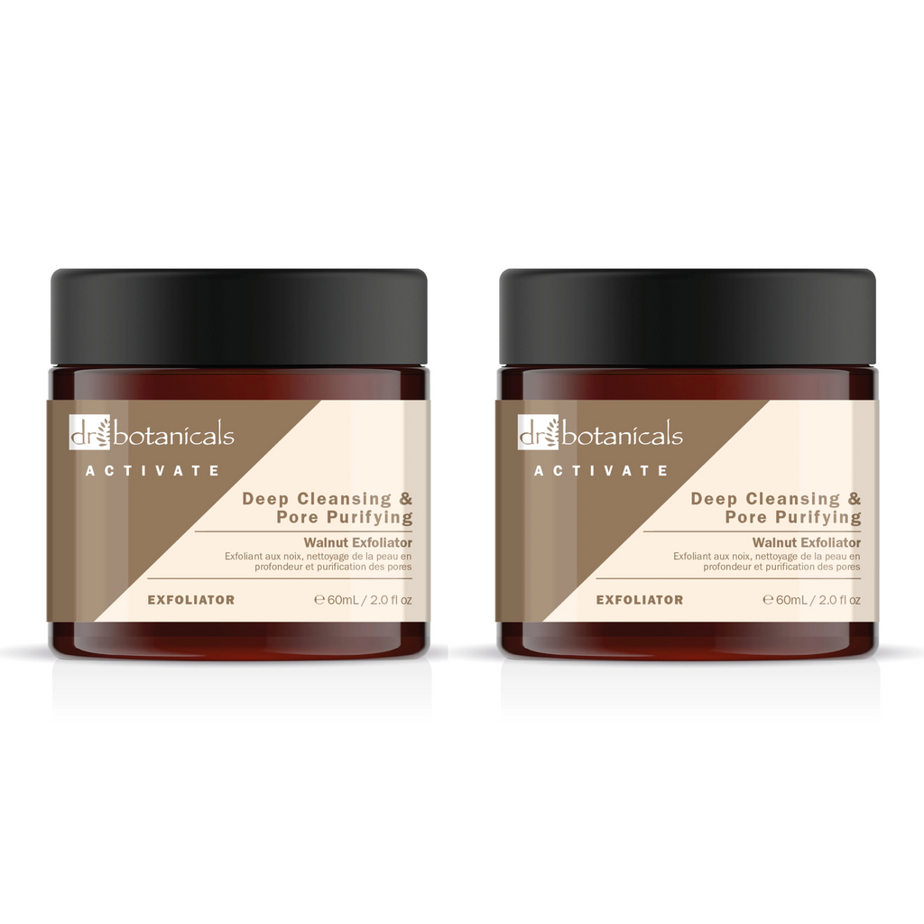 Activate Deep Cleansing Walnut Exfoliator 60ml Twin Pack