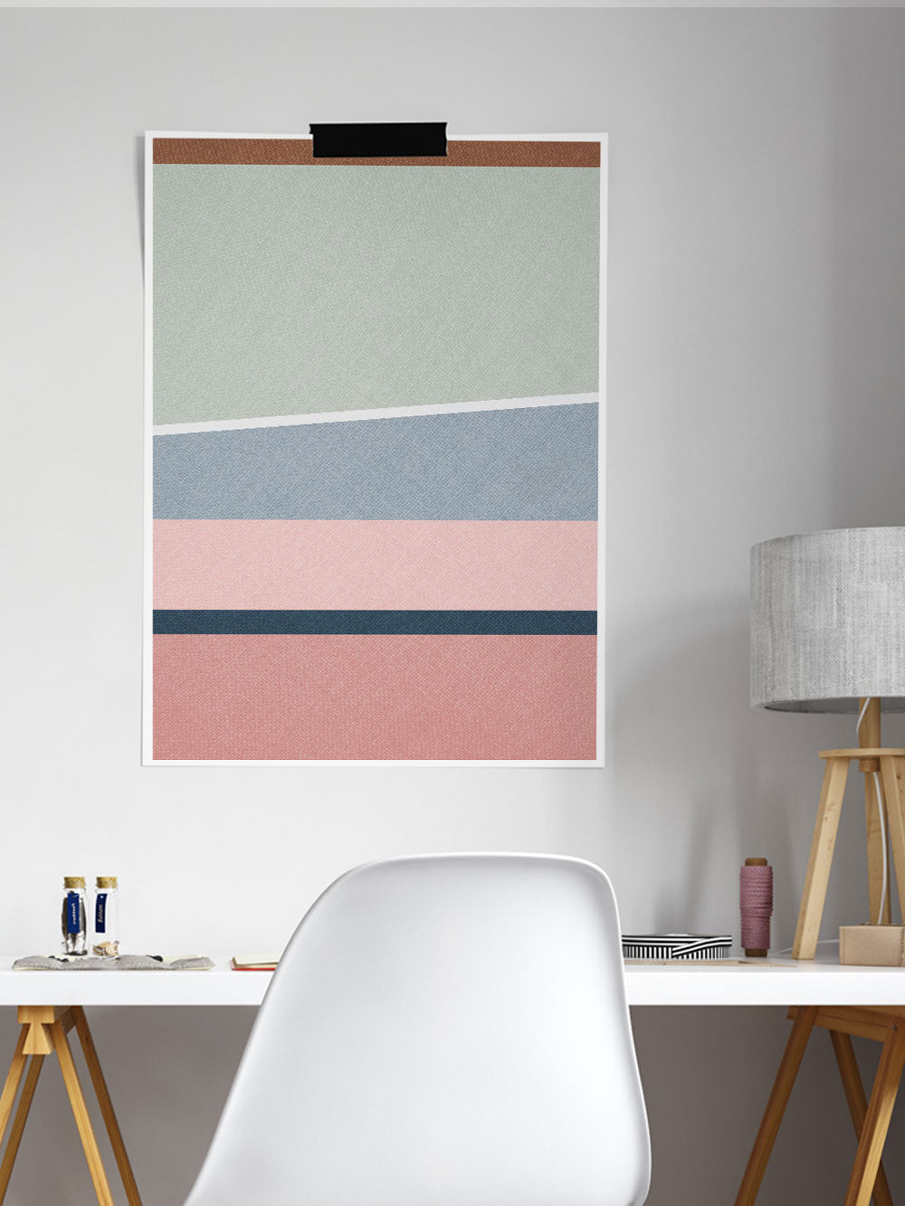 Desire Neutral Wall Art Print