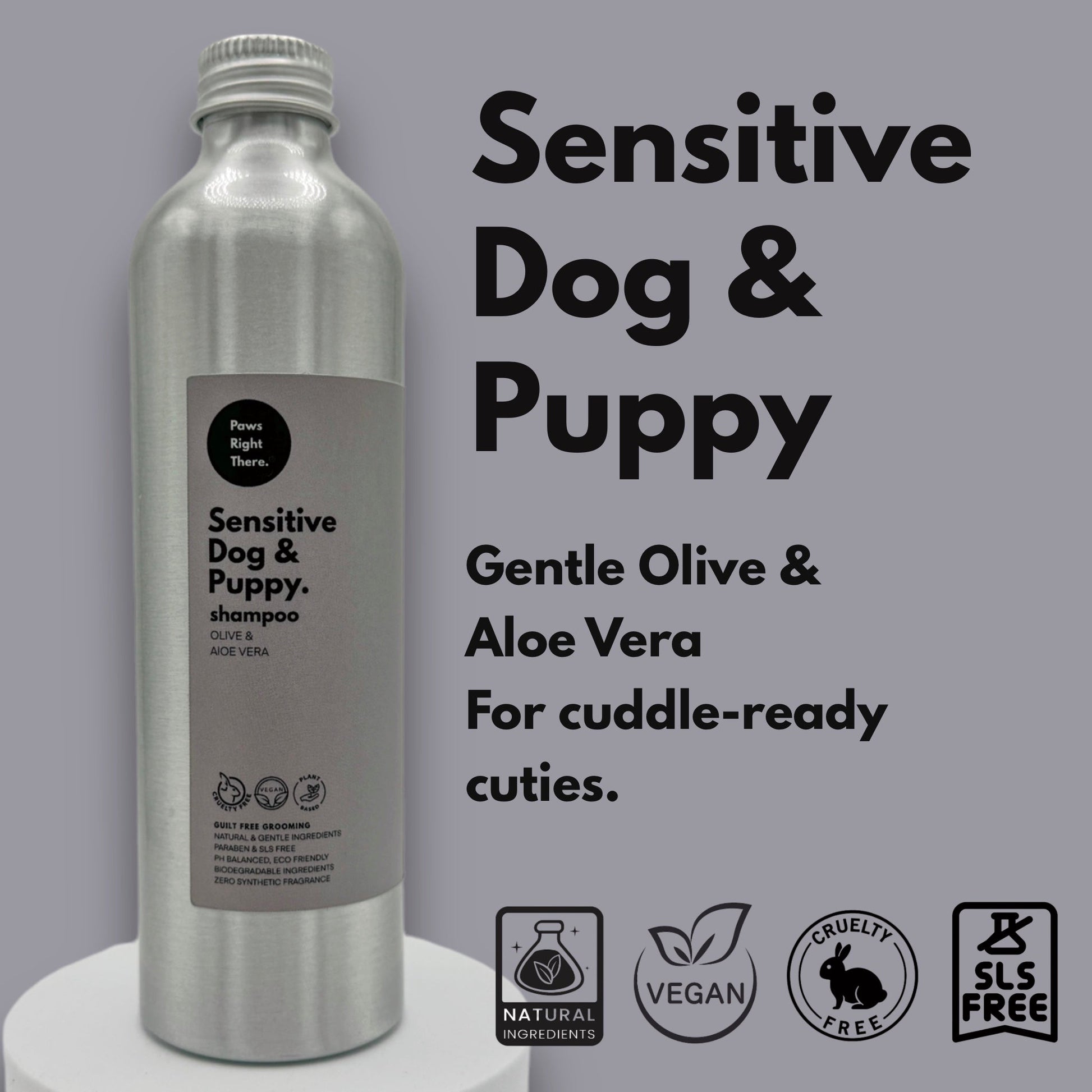 Gentle Sensitive Skin Shampoo for Dogs and Puppies