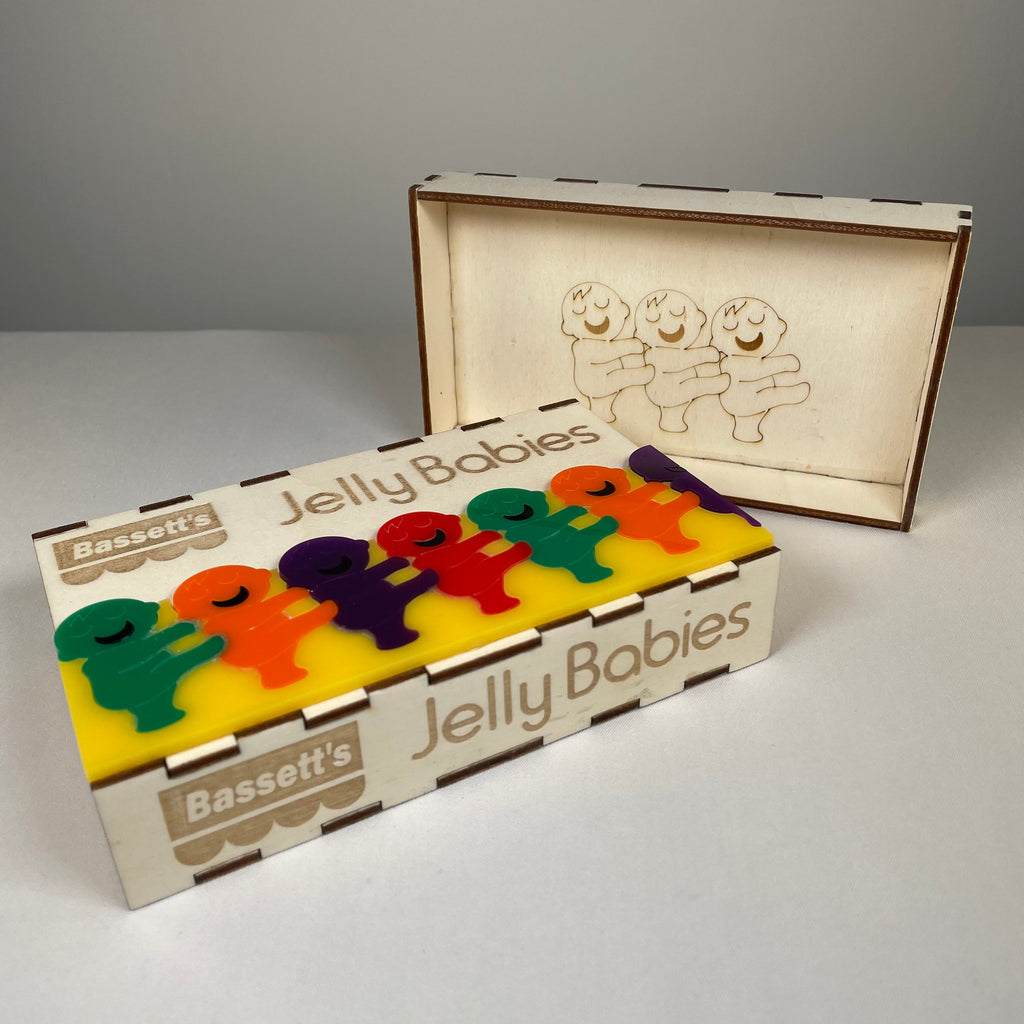 Retro Jelly Babies Storage Box Pre-Built Model