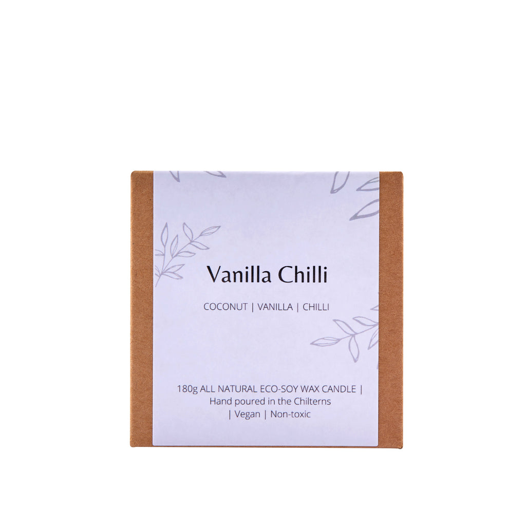 Hand Poured Soy Wax Scented Candle 180g with Essential Oils