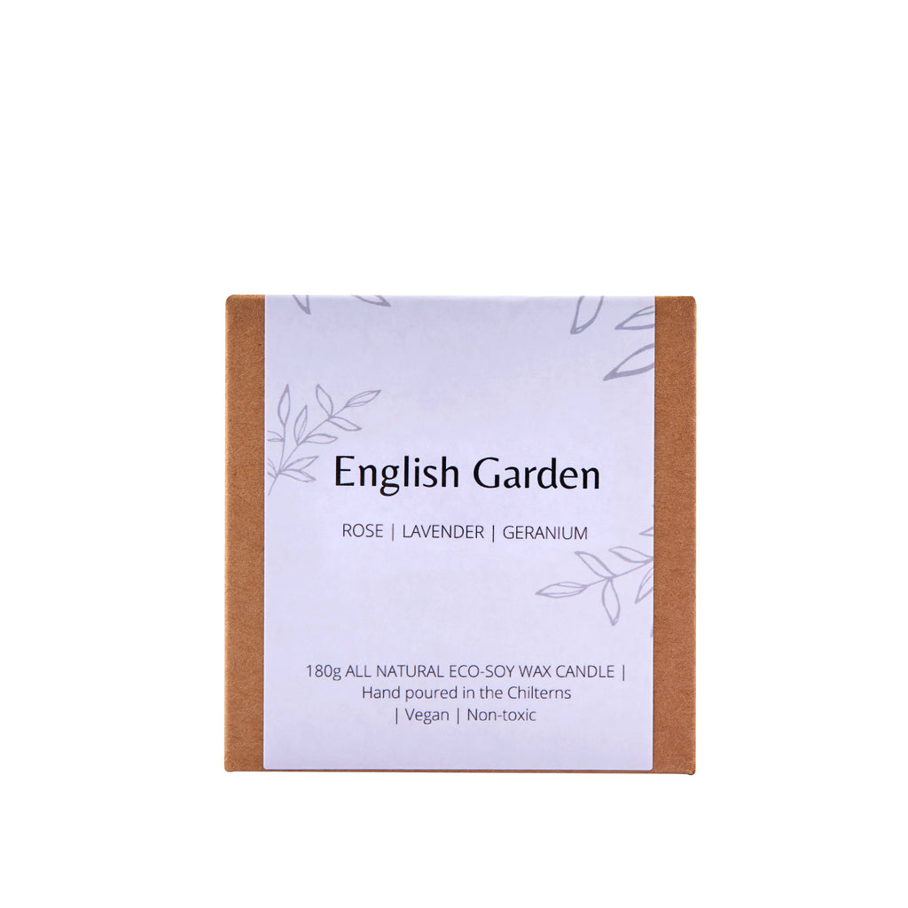 Hand Poured Soy Wax Scented Candle 180g with Essential Oils