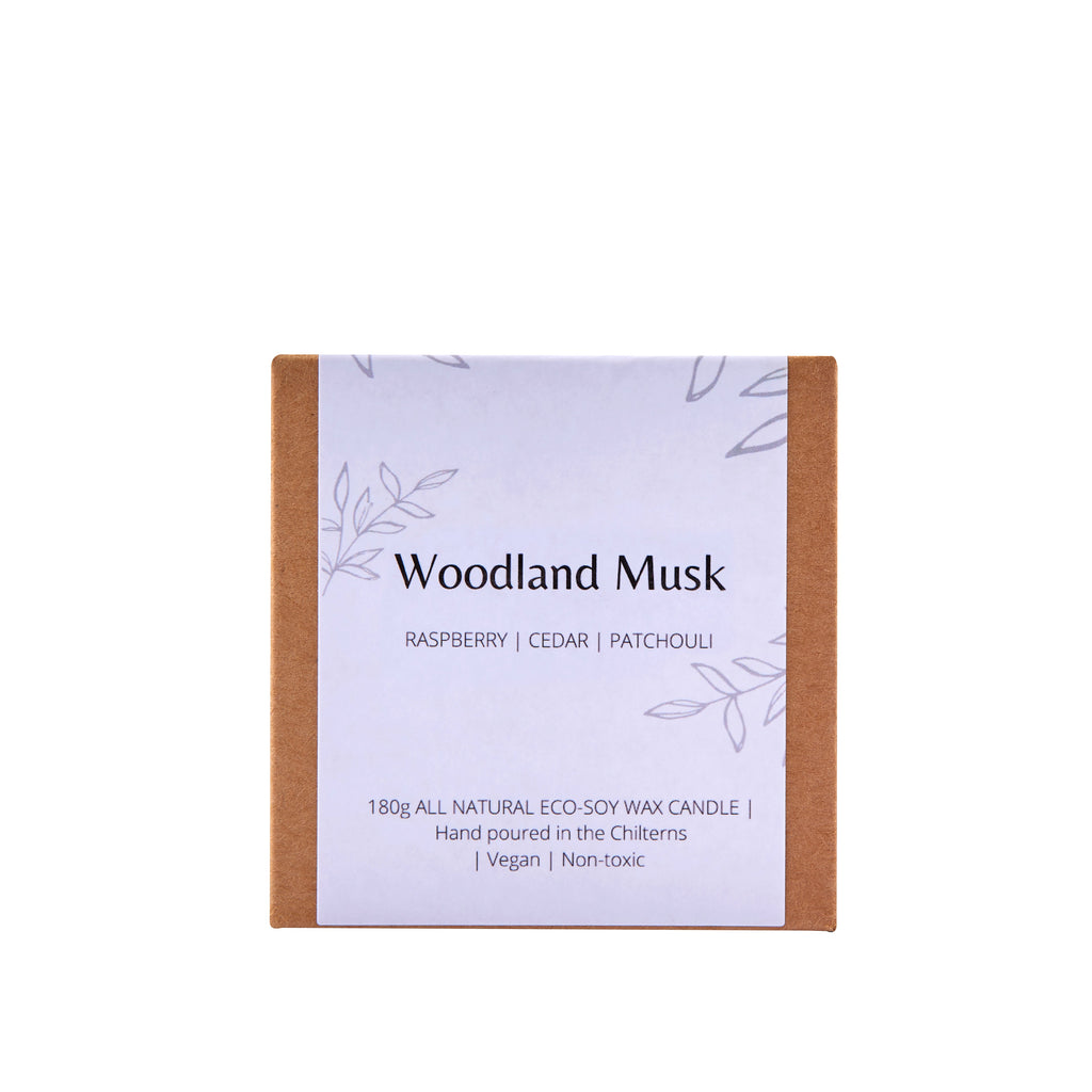 Hand Poured Soy Wax Scented Candle 180g with Essential Oils
