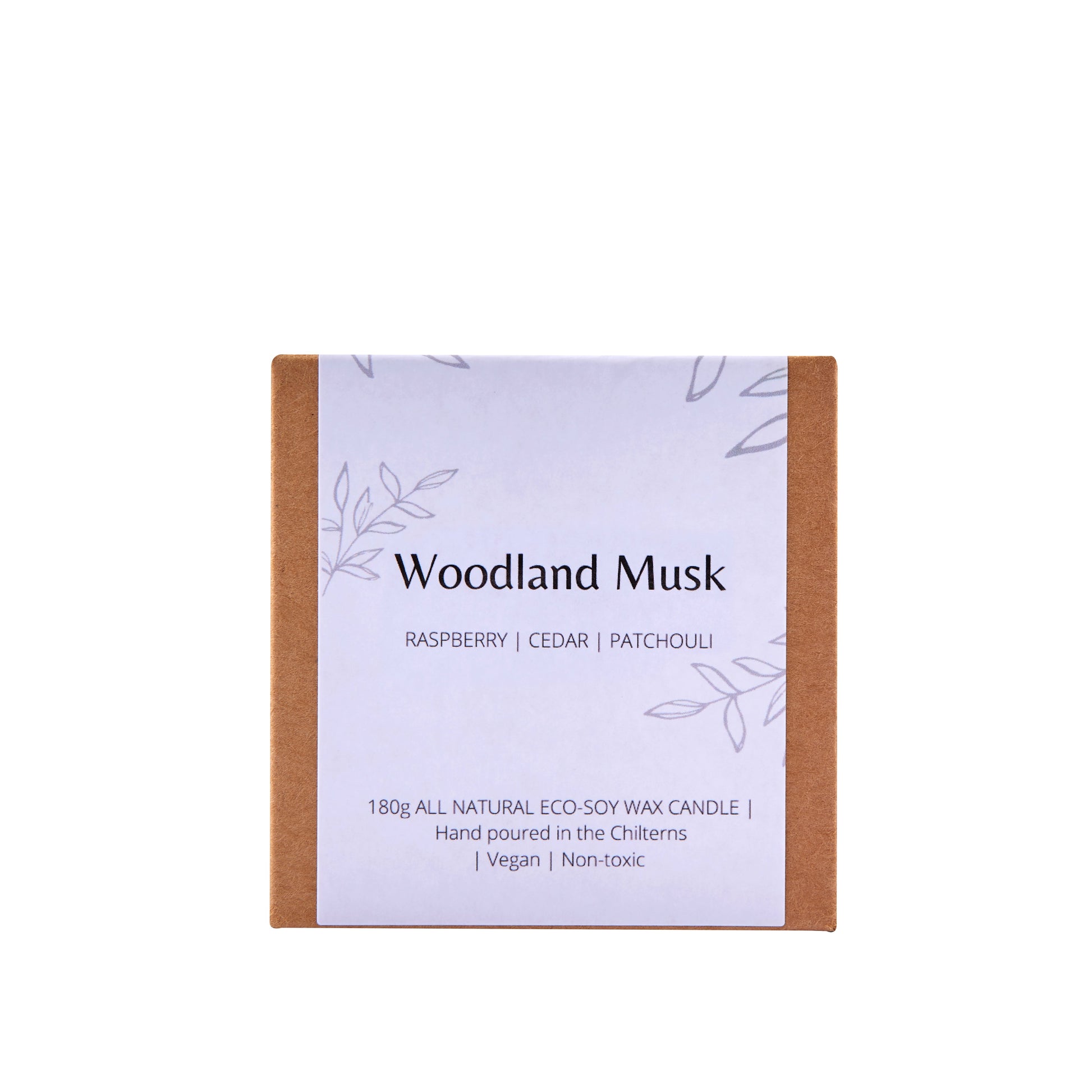 Hand Poured Soy Wax Scented Candle 180g with Essential Oils