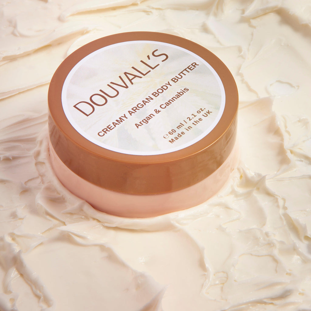 Organic Creamy Argan Body Butter 60ml in Six Natural Scents