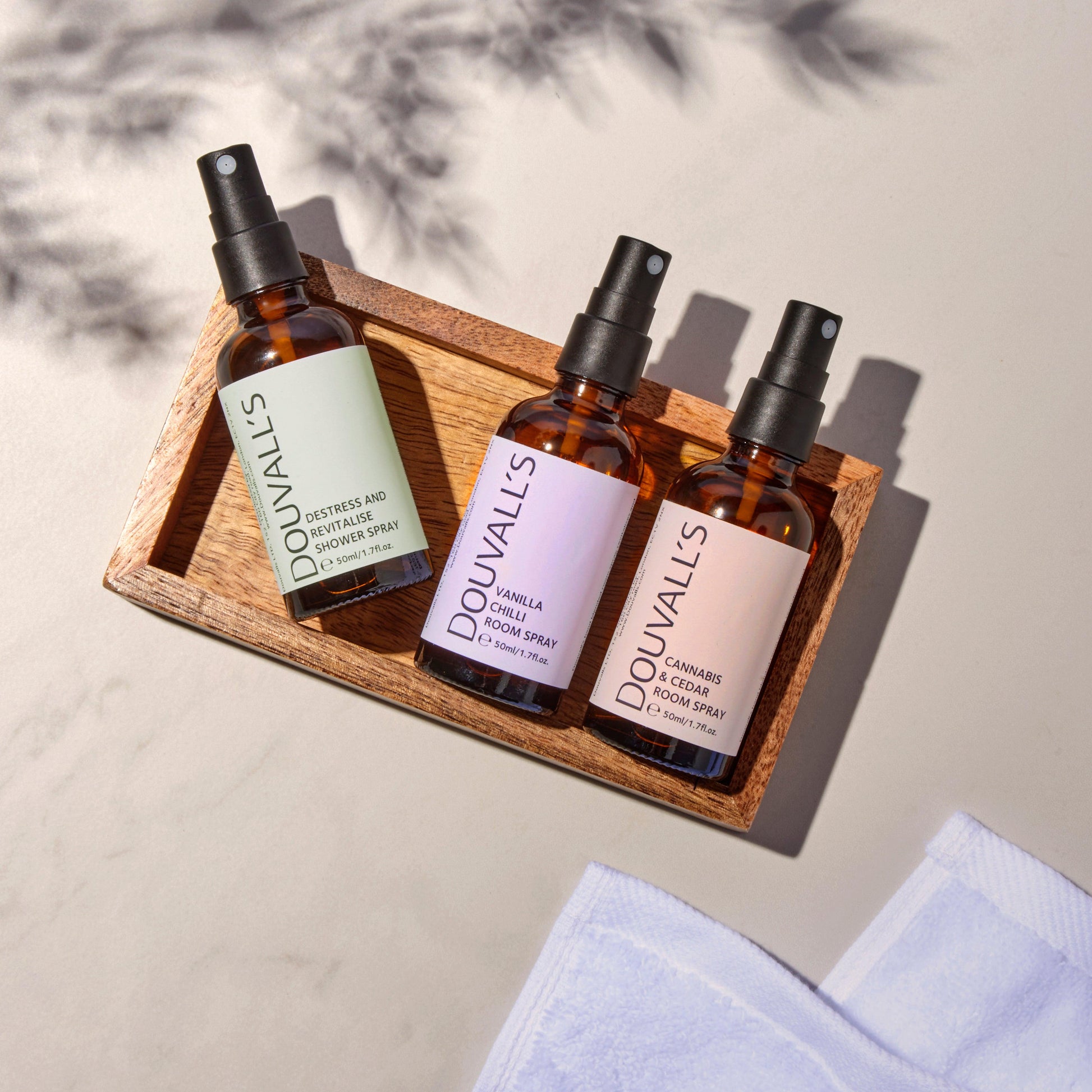 Organic Citrus Shower Spray 50ml for Daily Destress and Revitalisation