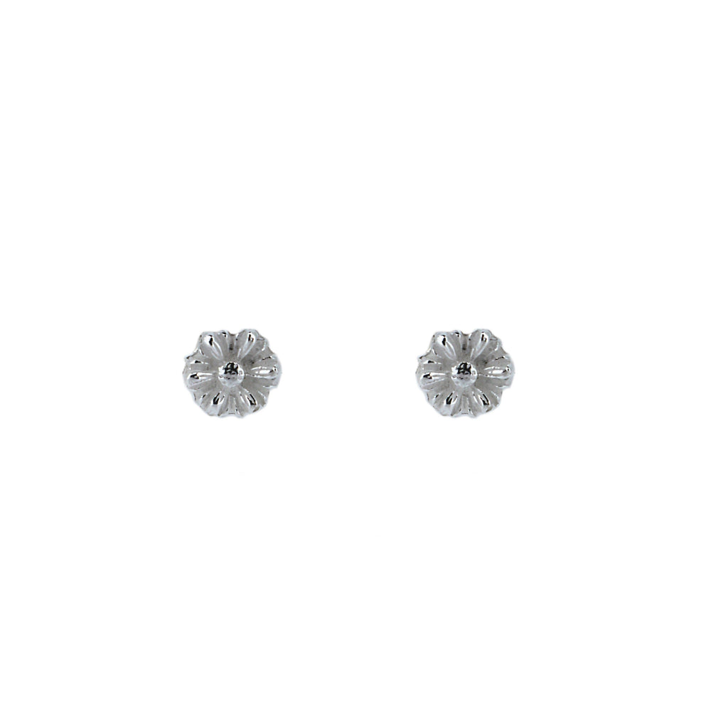 Daisy Studs Sterling Silver Earrings