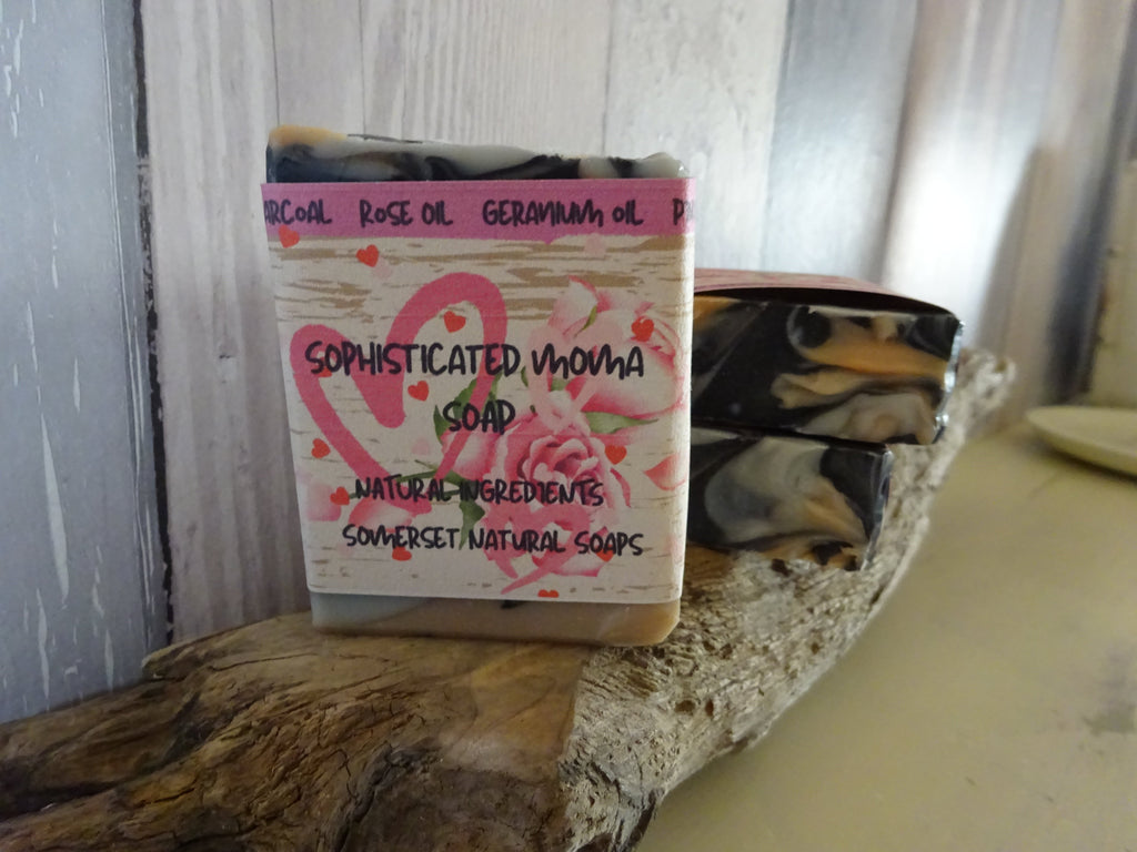Rose Geranium and Lemongrass Vegan Soap Bar