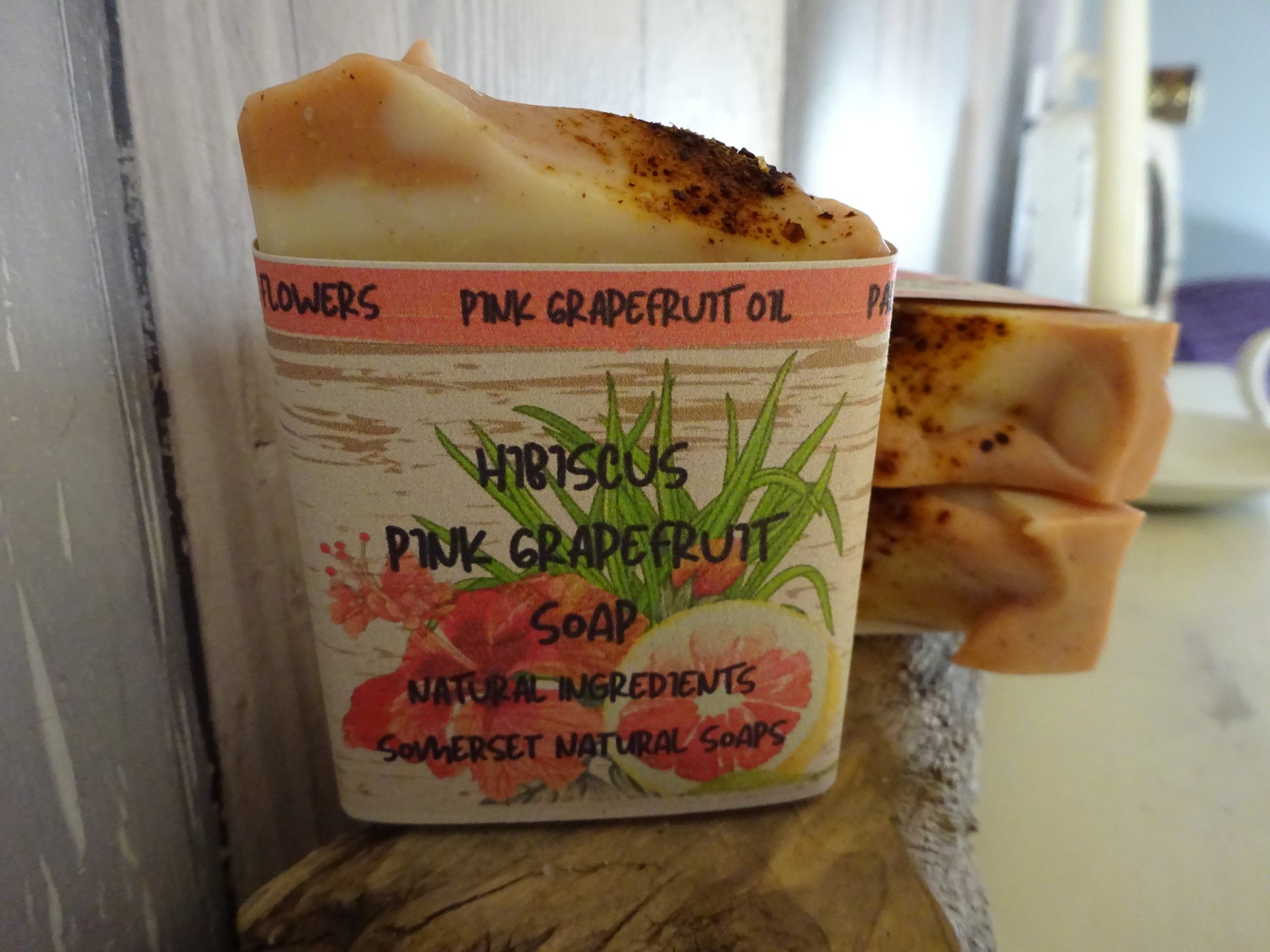 Hibiscus Pink Grapefruit Vegan Soap