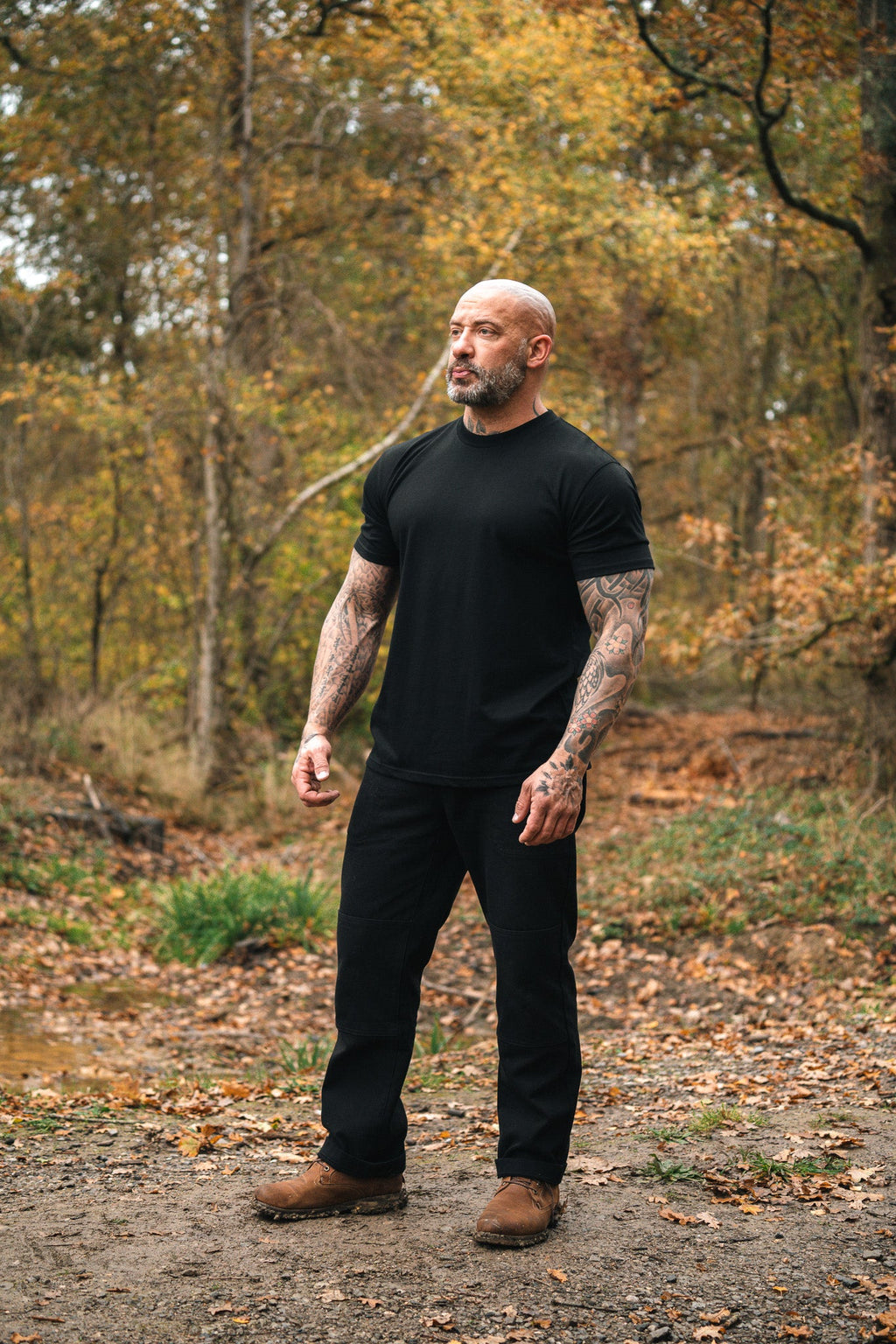 Heavyweight Cotton T-Shirt in Regular and Long Fit