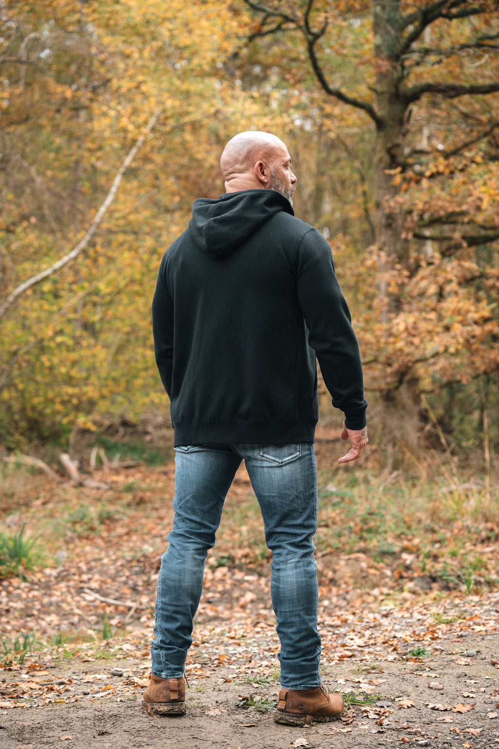 Mid Weight Fleece Zip Up Hoodie