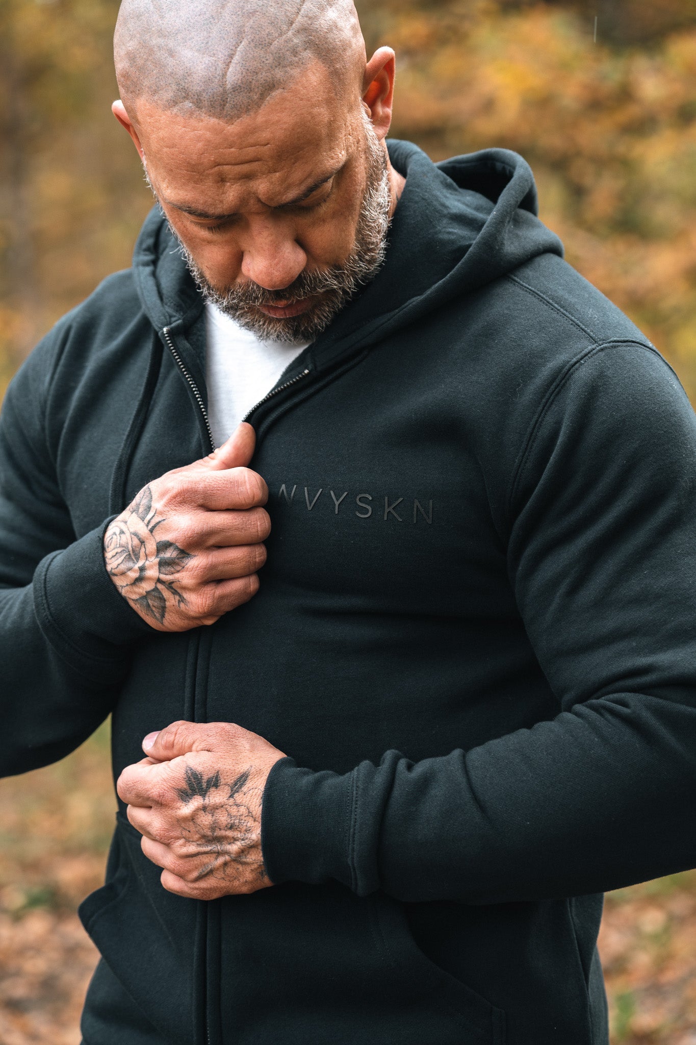 Mid Weight Fleece Zip Up Hoodie