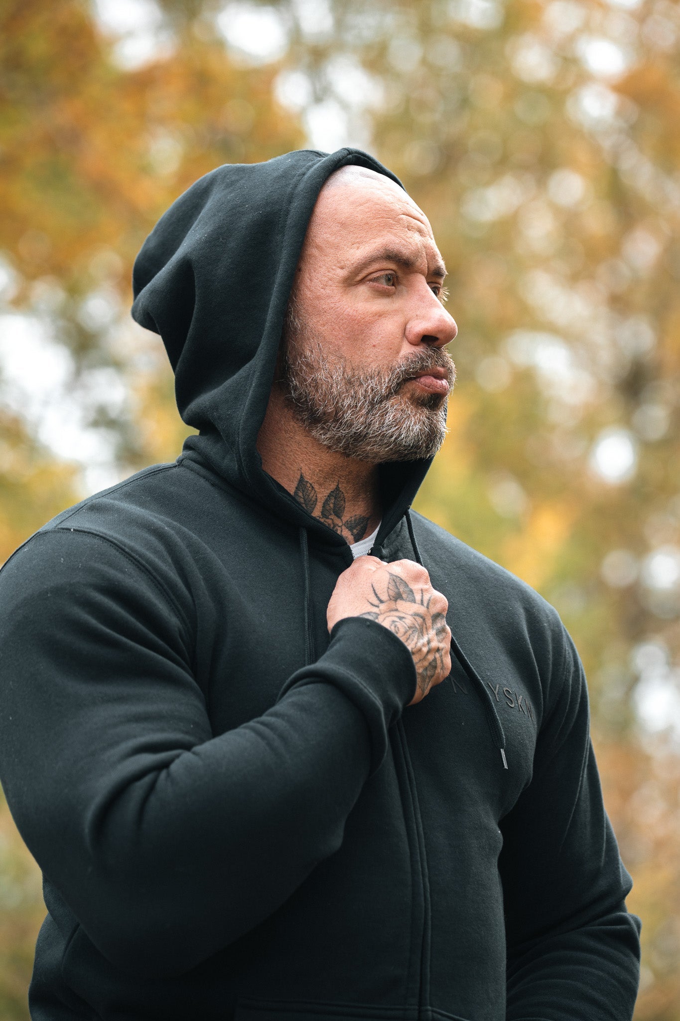 Mid Weight Fleece Zip Up Hoodie