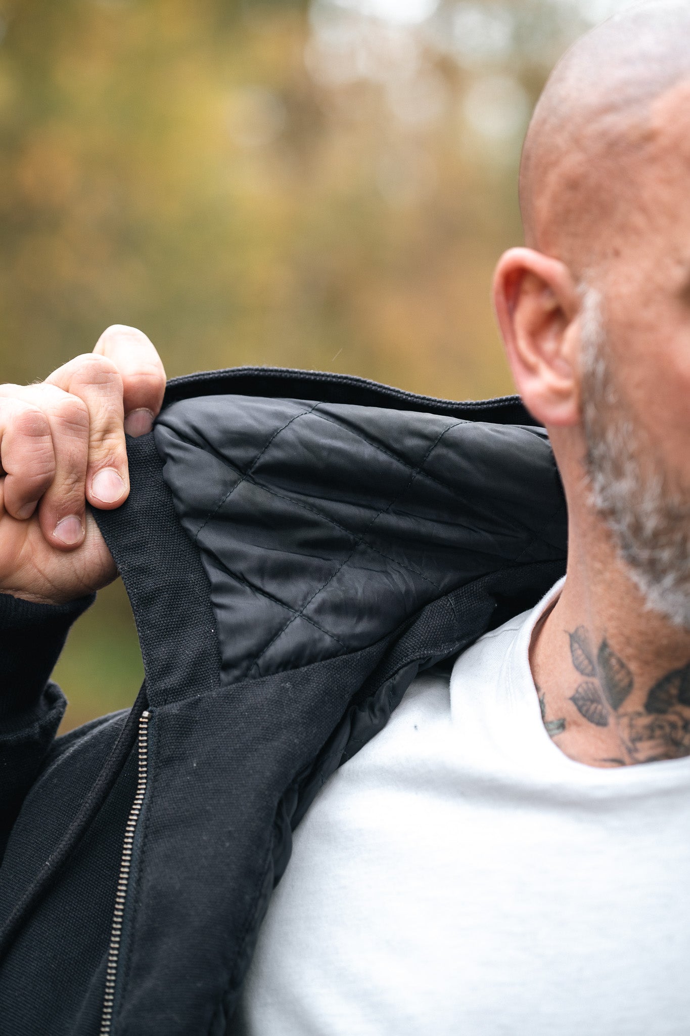 Men's Canvas Bomber Jacket