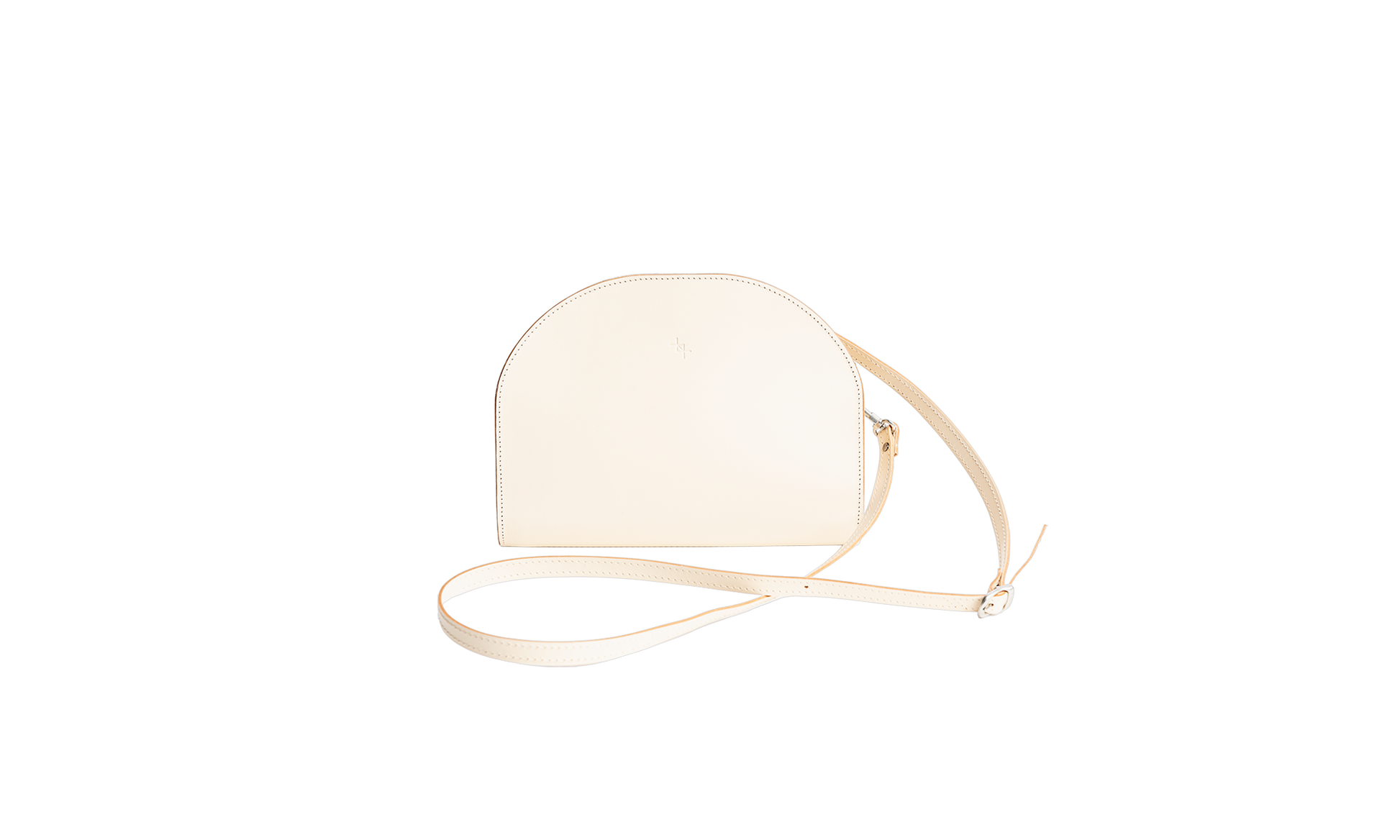 Elegant Crescent Moon Leather Clutch – Versatile & Chic by Craftory at brixbailey.com