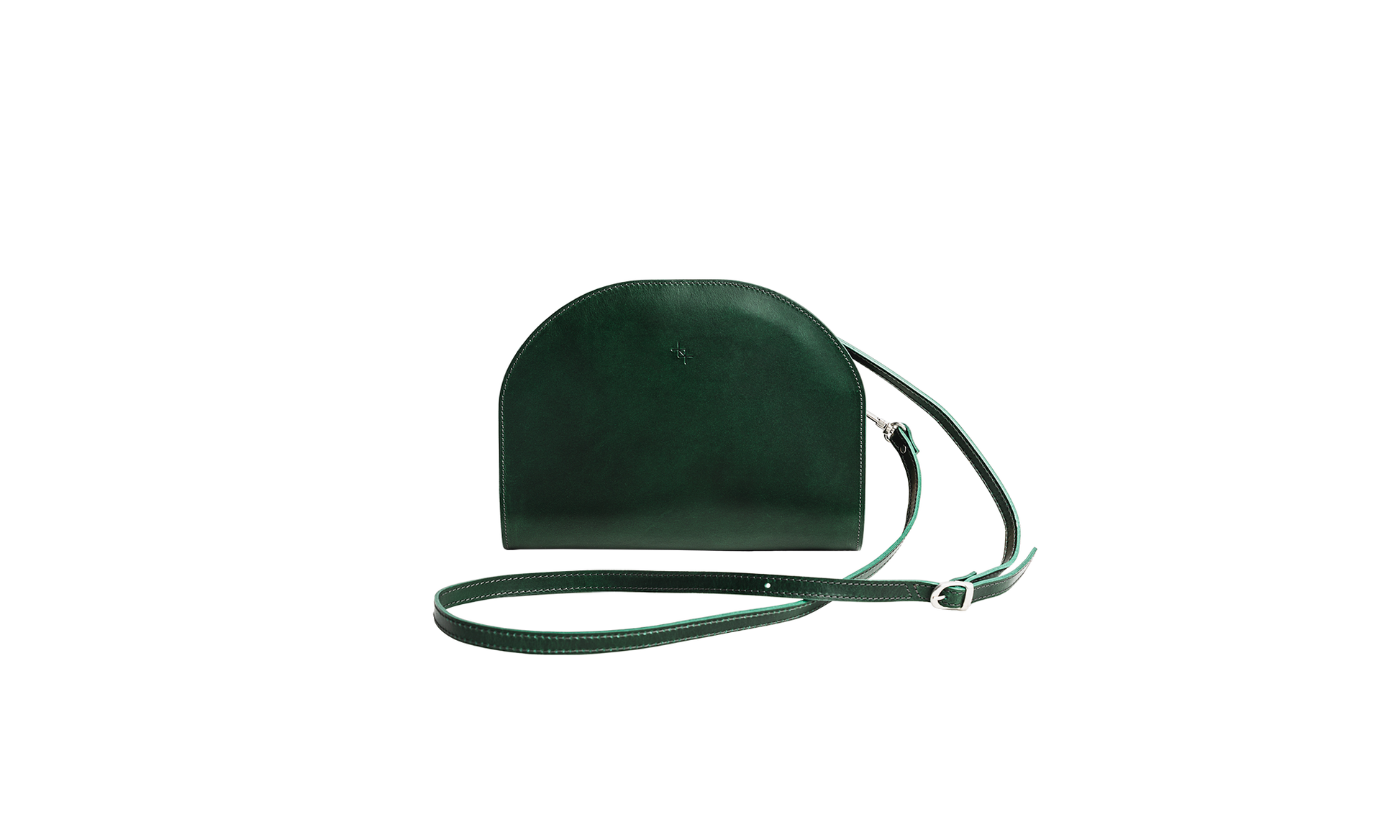 Half Moon Leather Clutch – Chic & Versatile Crescent Bag by Craftory at brixbailey.com