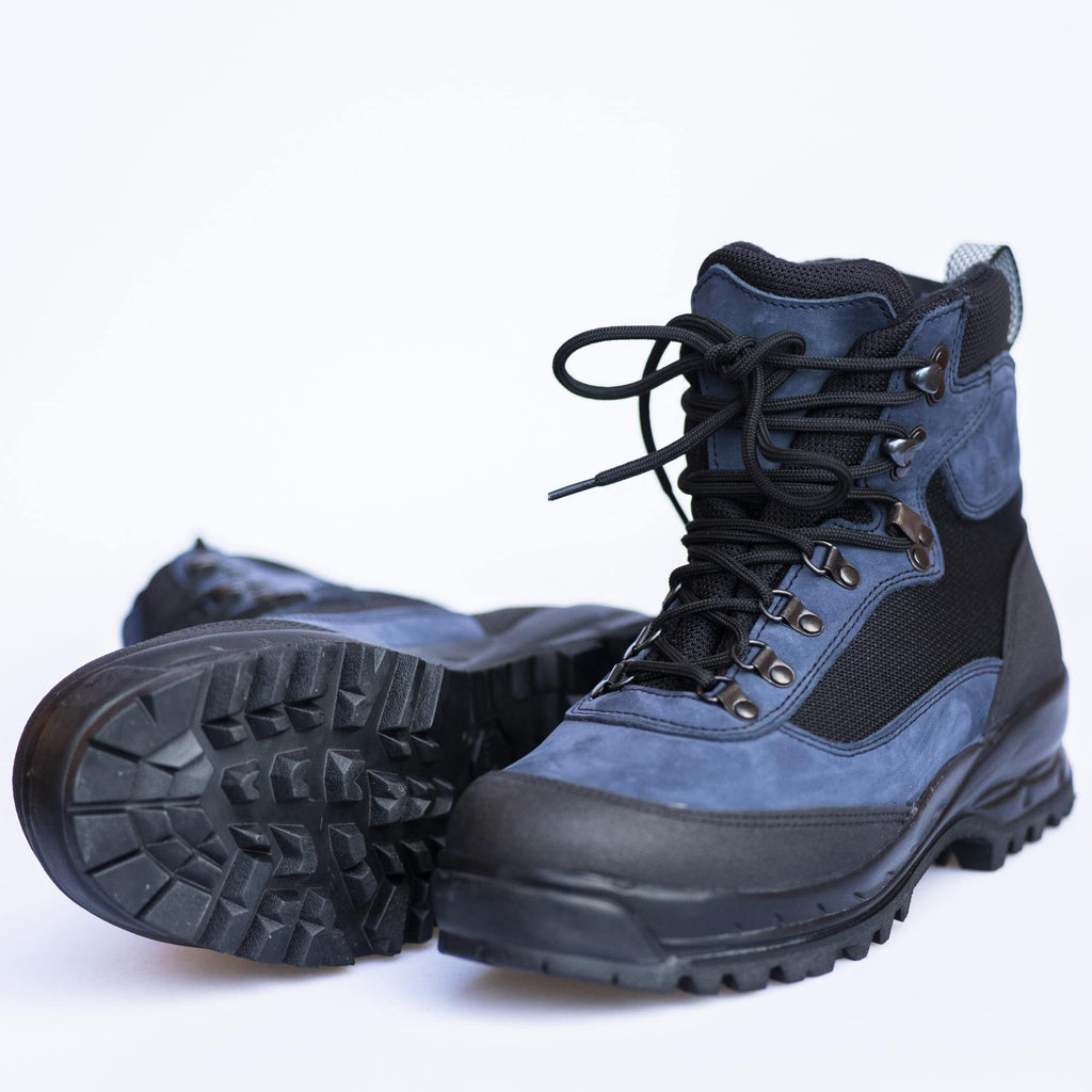 Samelin 550 Navy Hiking Boots – Durable & Waterproof by Samelin at www.brixbailey.com