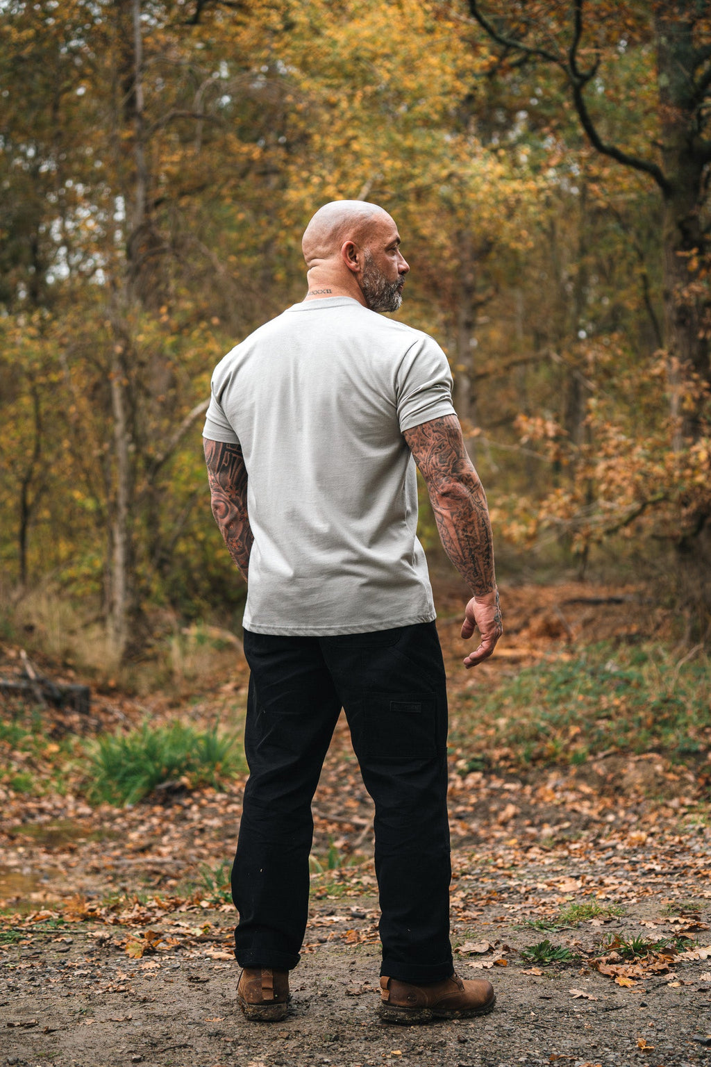 Heavyweight Cotton T-Shirt in Regular and Long Fit