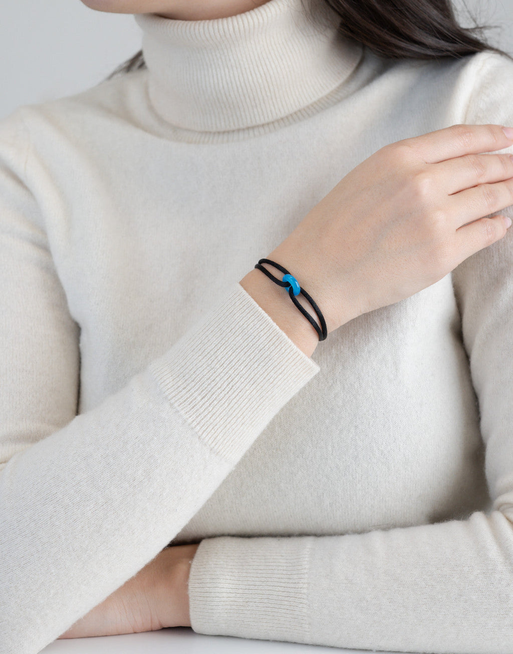 Blue Soho Cord Bracelet