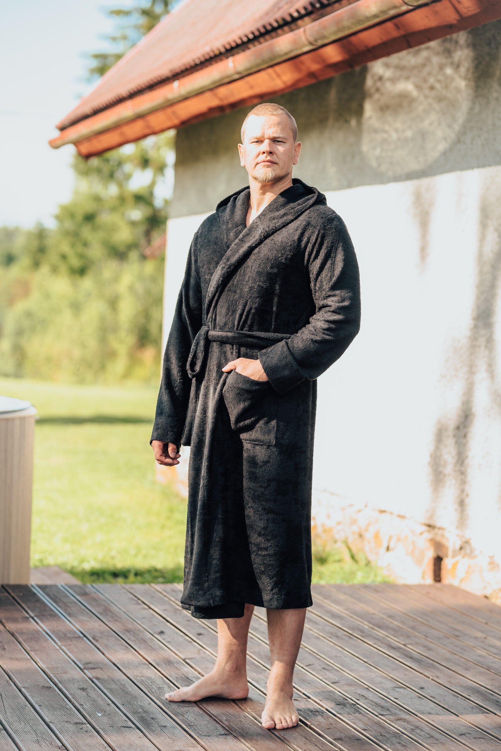 Luxurious Bamboo Terry Bathrobe – Skin-Friendly & Breathable by RÄTT at brixbailey.com