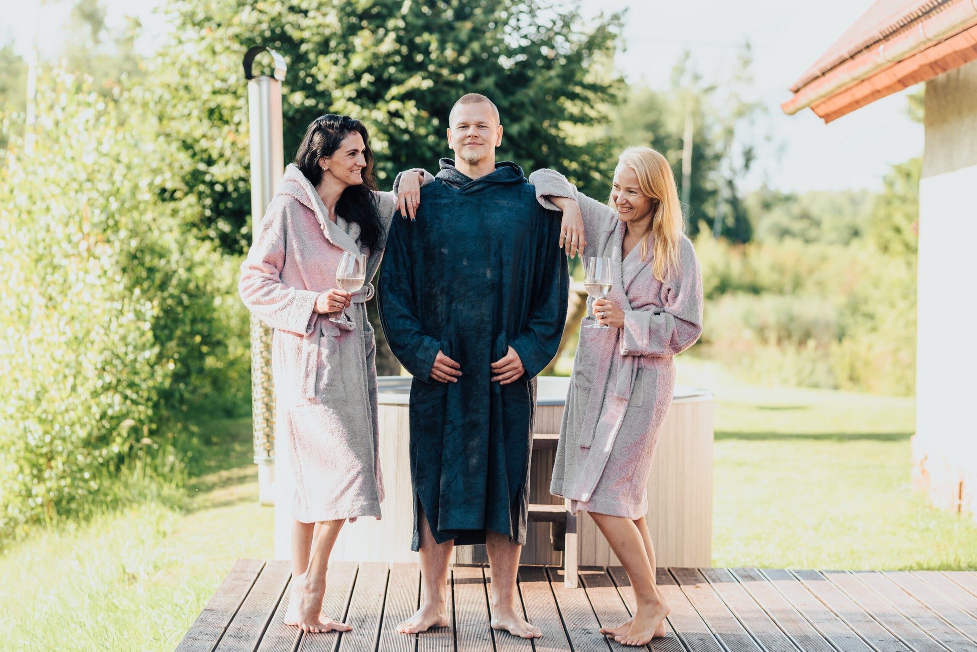 Hooded Cotton Terry Bathrobe – Warm, Soft & Durable by RÄTT at brixbailey.com
