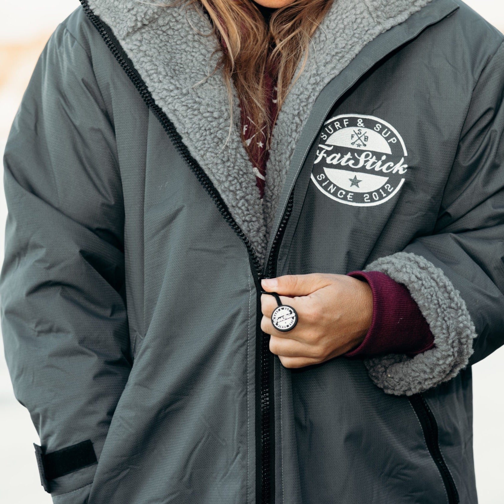 Kids Changing Robe with Sherpa Fleece Lining Ages 5-13