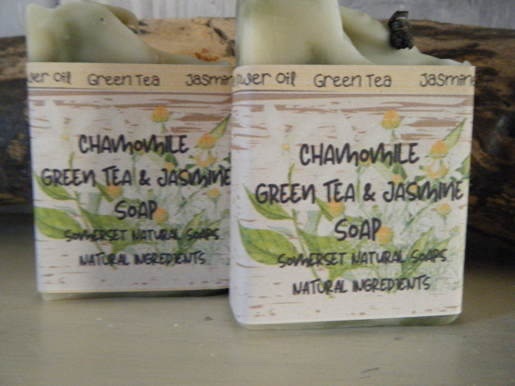 Chamomile Green Tea and Jasmine Vegan Soap
