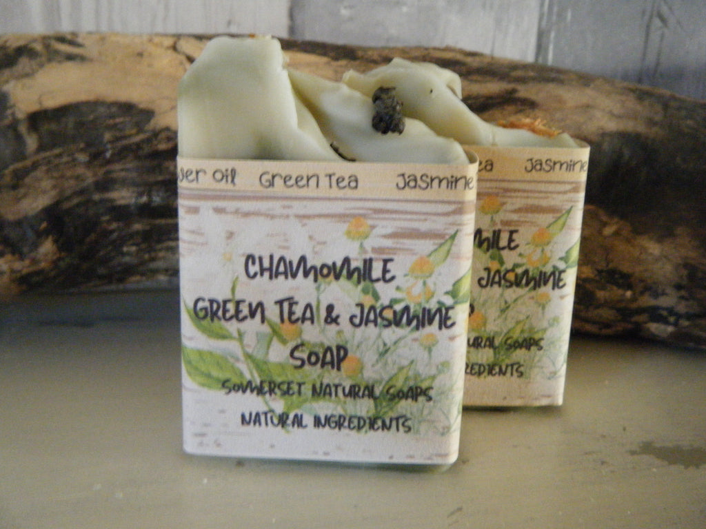 Chamomile Green Tea and Jasmine Vegan Soap