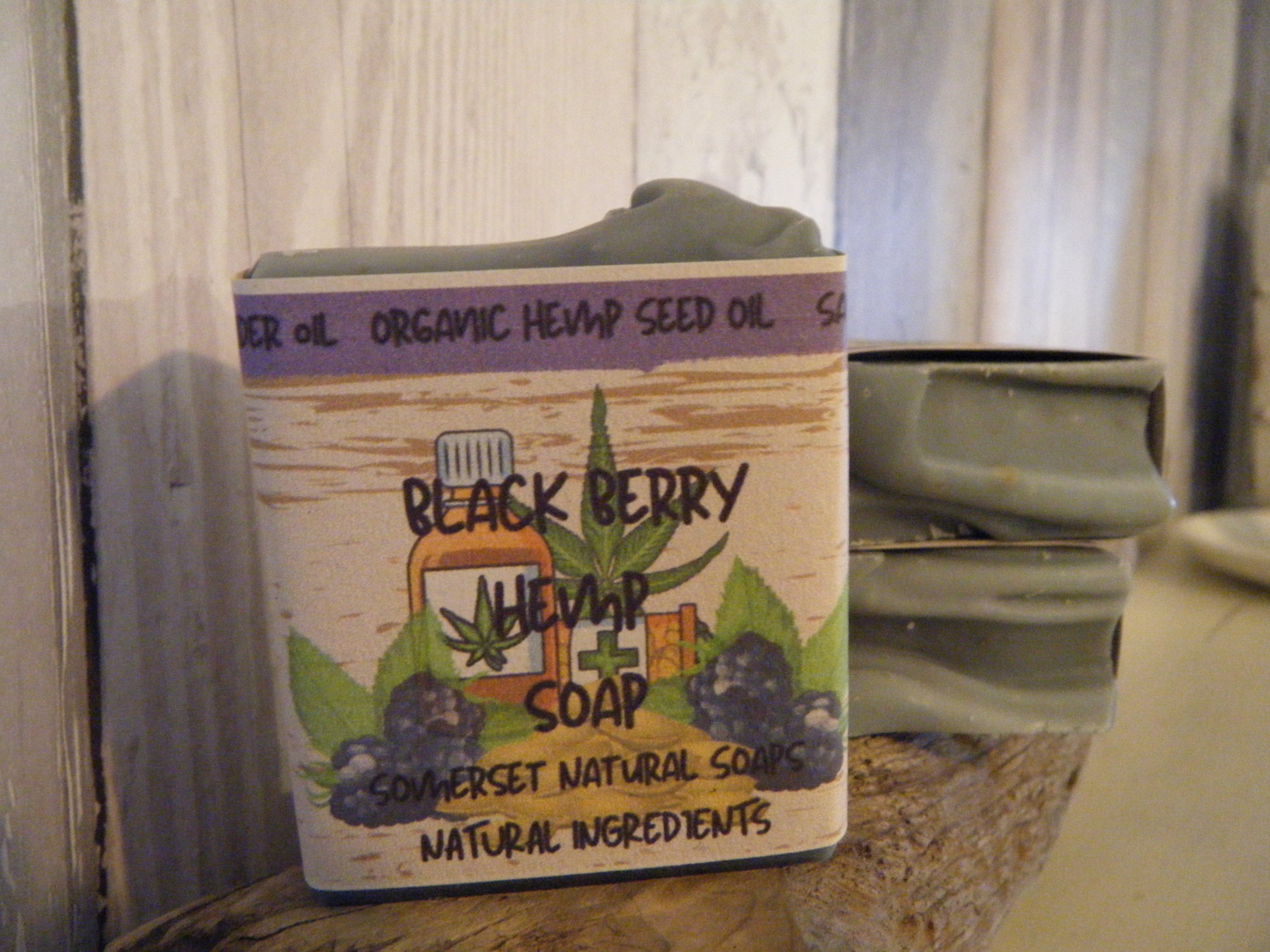 Black Berry Hemp Vegan Soap