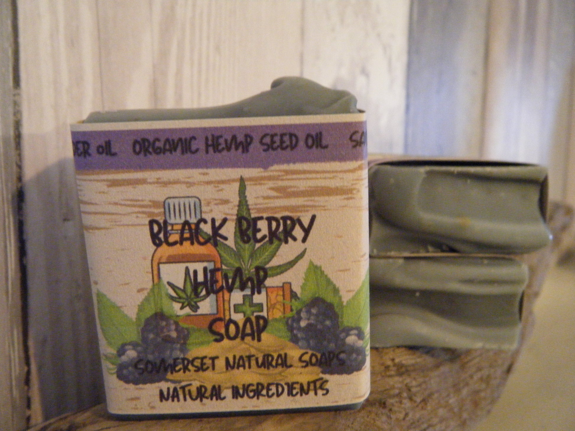 Black Berry Hemp Vegan Soap