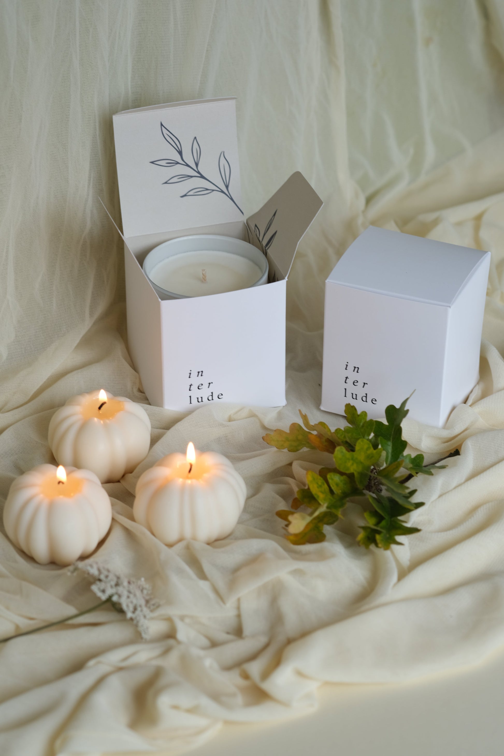 Pumpkin Shaped Candle in Pumpkin Spice