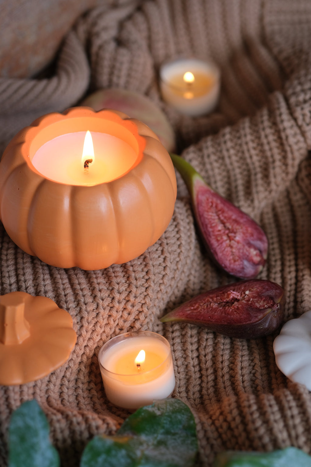 Pumpkin Jar Scented Candle Handmade in Kent
