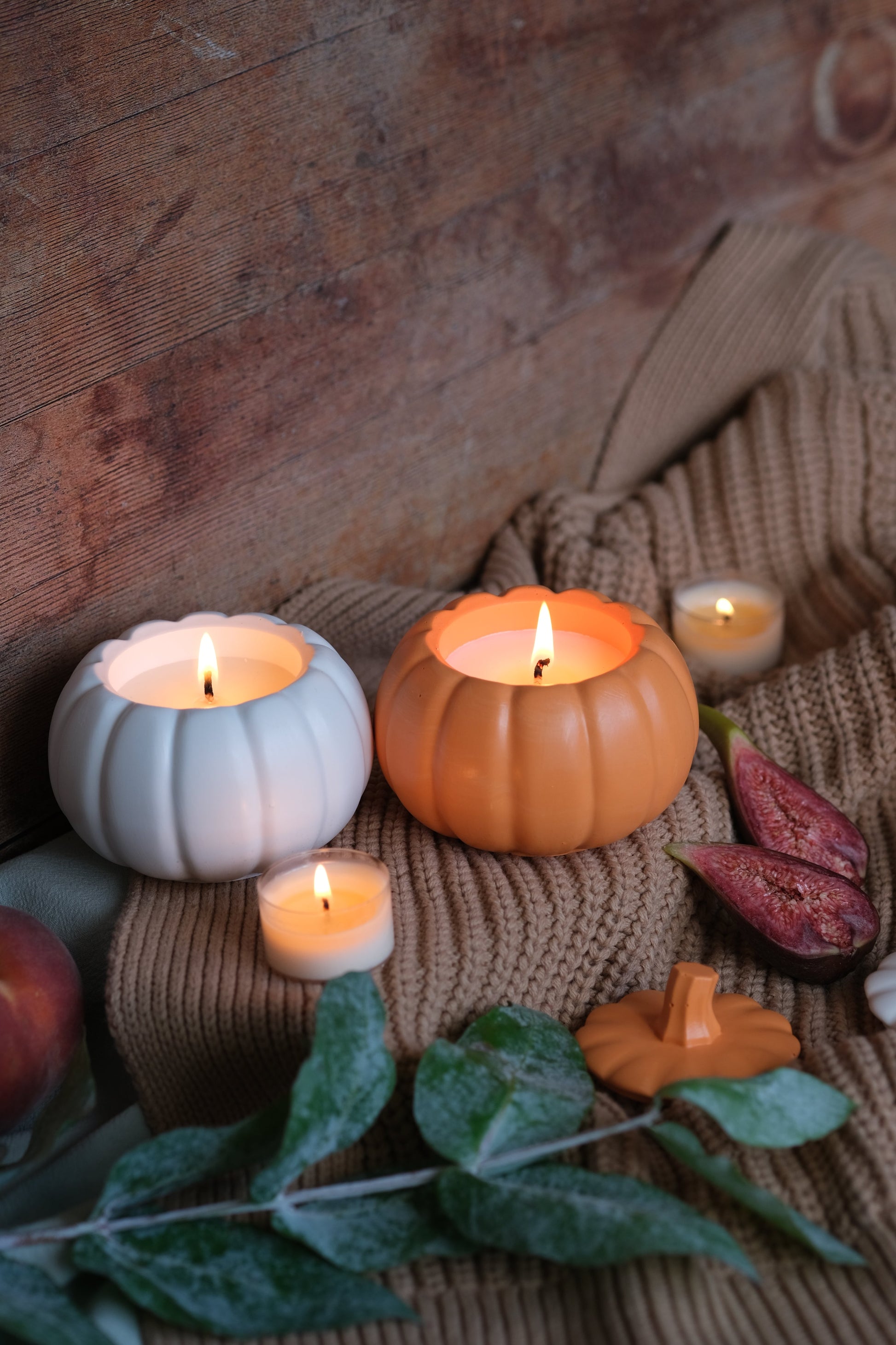 Pumpkin Jar Scented Candle Handmade in Kent