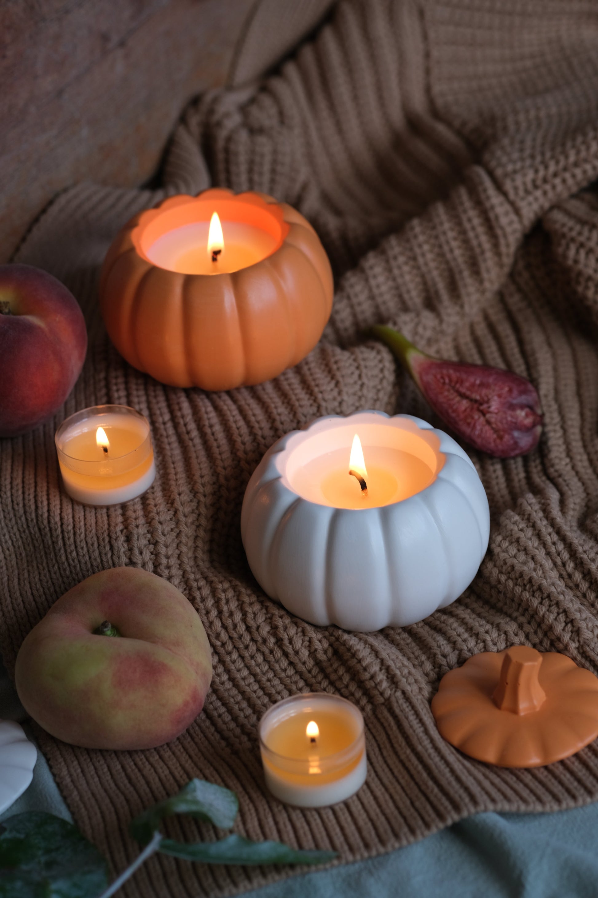 Pumpkin Jar Scented Candle Handmade in Kent