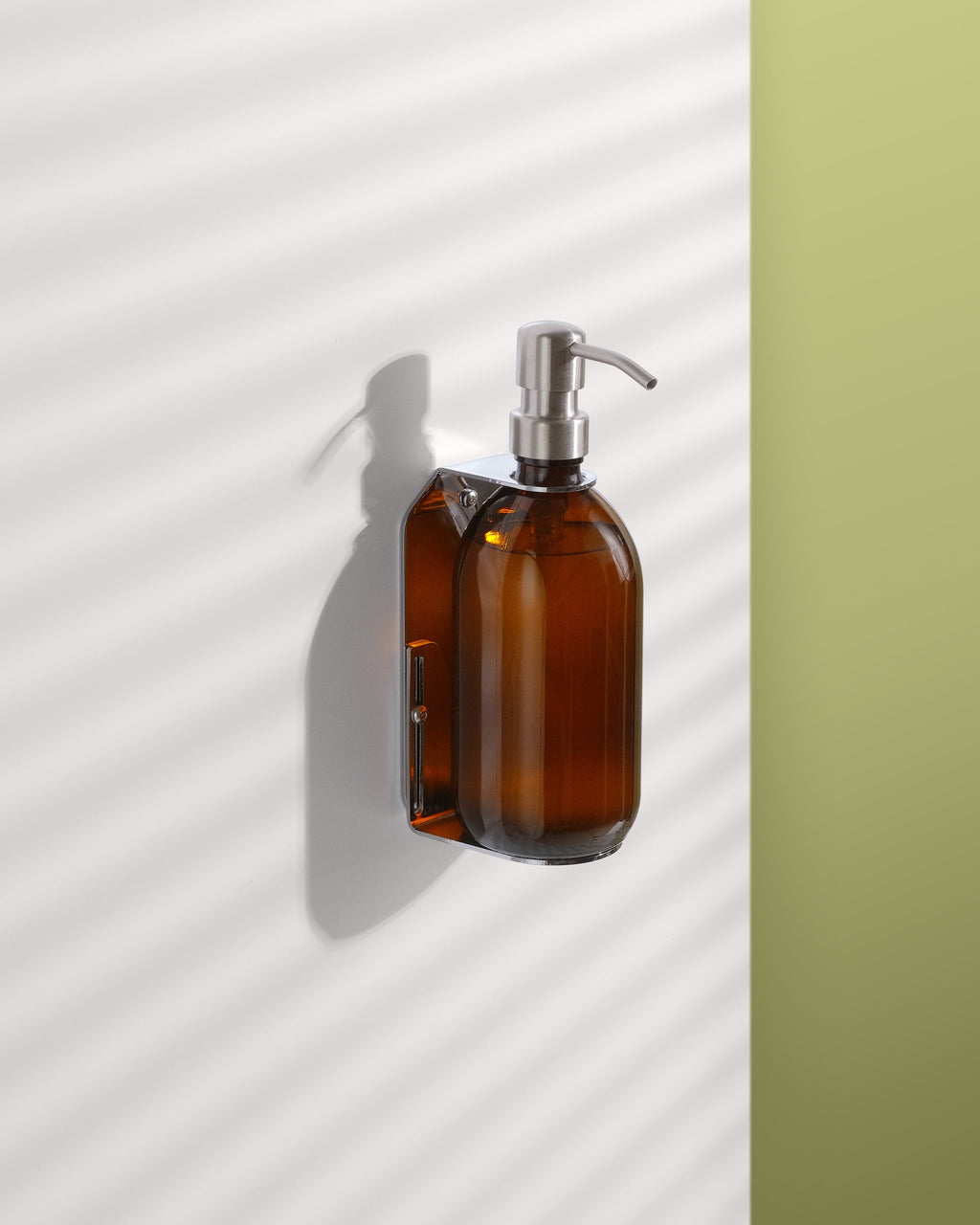 Chrome Wall Mounted Bottle Holder