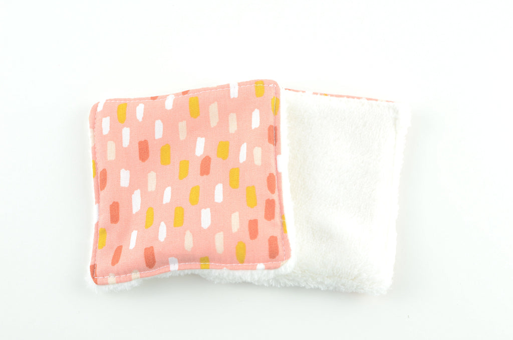 Reusable Peach Makeup Pads