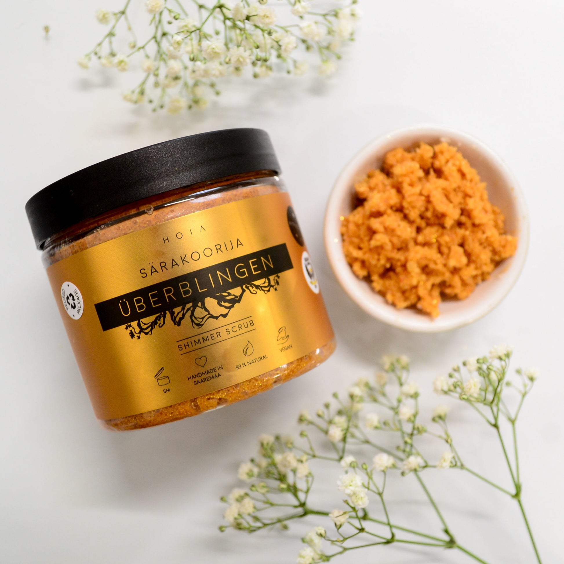 Überblingen Shimmering Body Scrub – Luxurious Hydration & Glow by HOIA at www.brixbailey.com