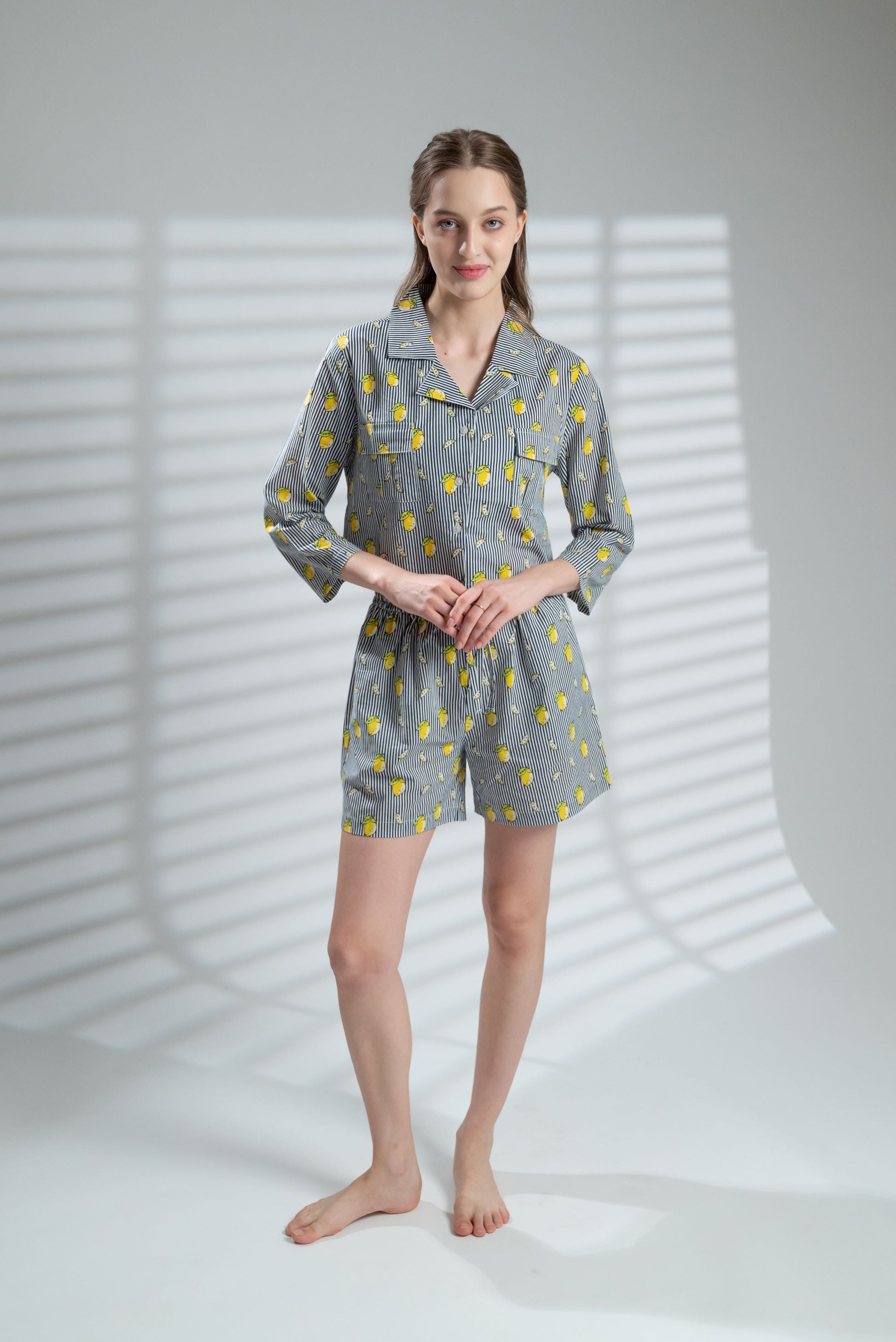 Lazy Lemons Cotton Pyjamas