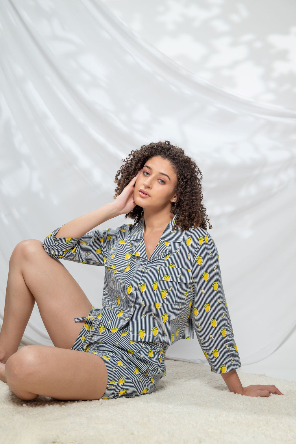 Lazy Lemons Cotton Pyjamas