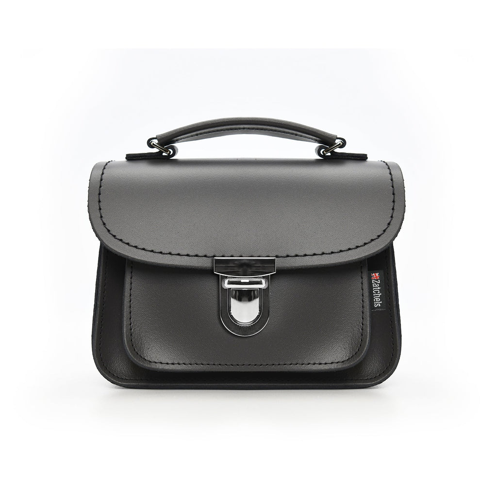 Luna Handmade Leather Bag in Graphite