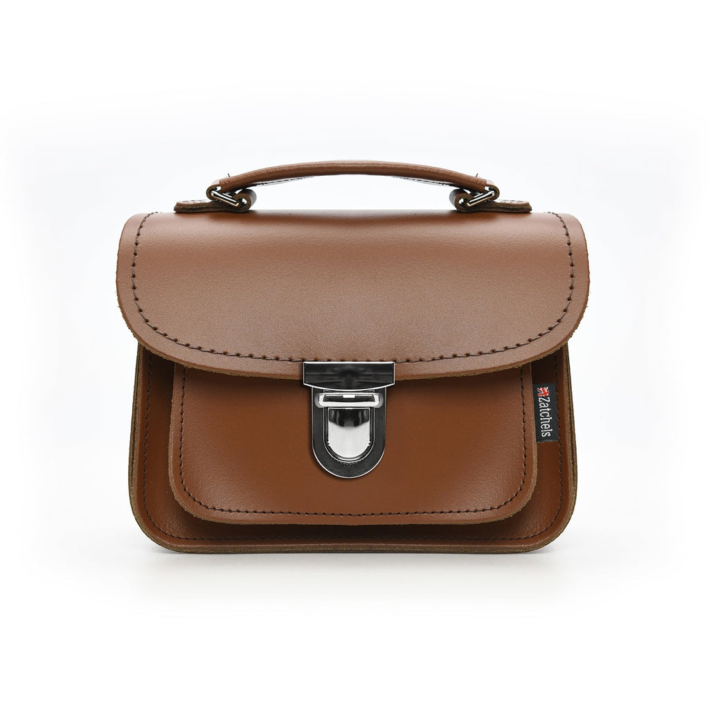 Luna Handmade Leather Bag in Chestnut