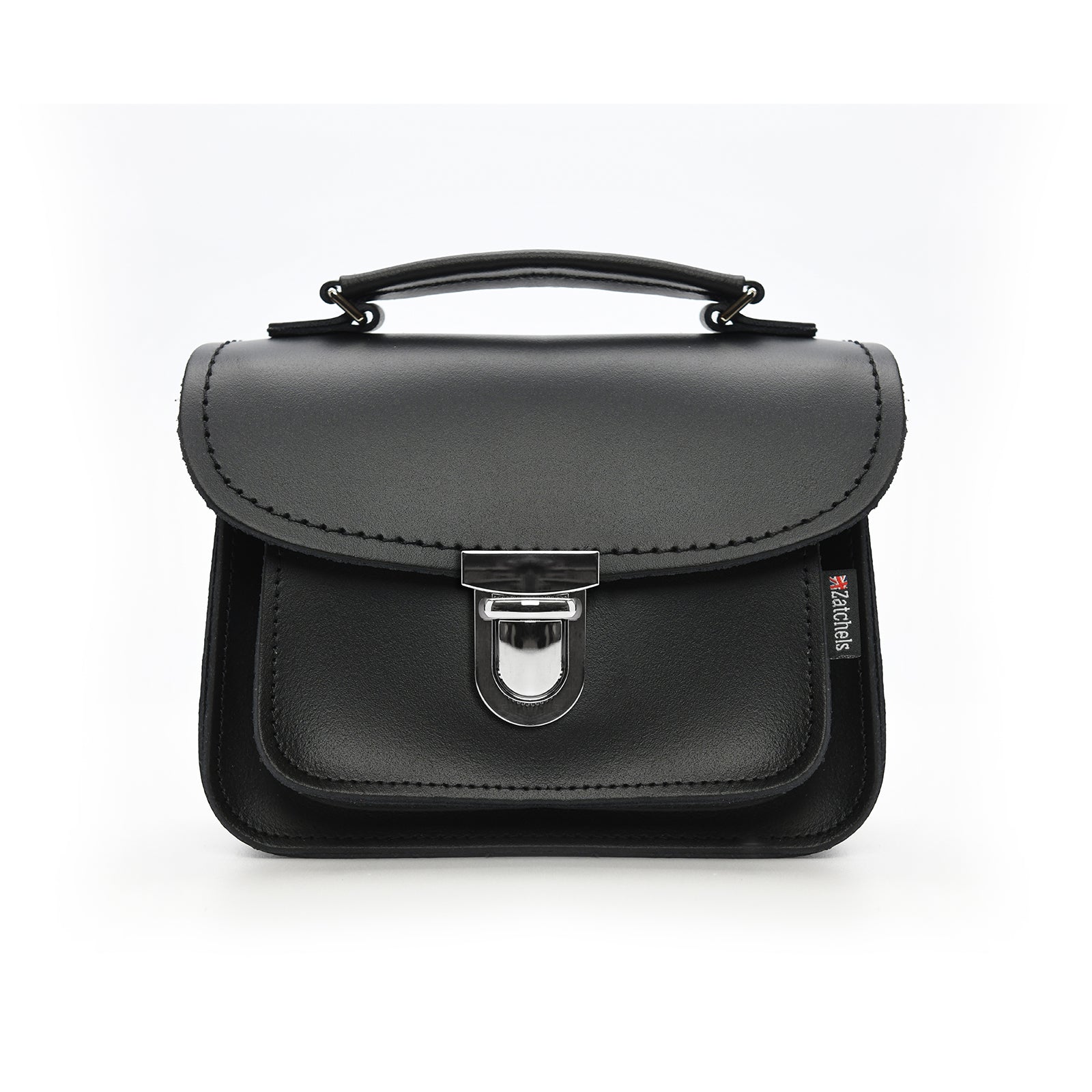 Luna Handmade Leather Bag in Black