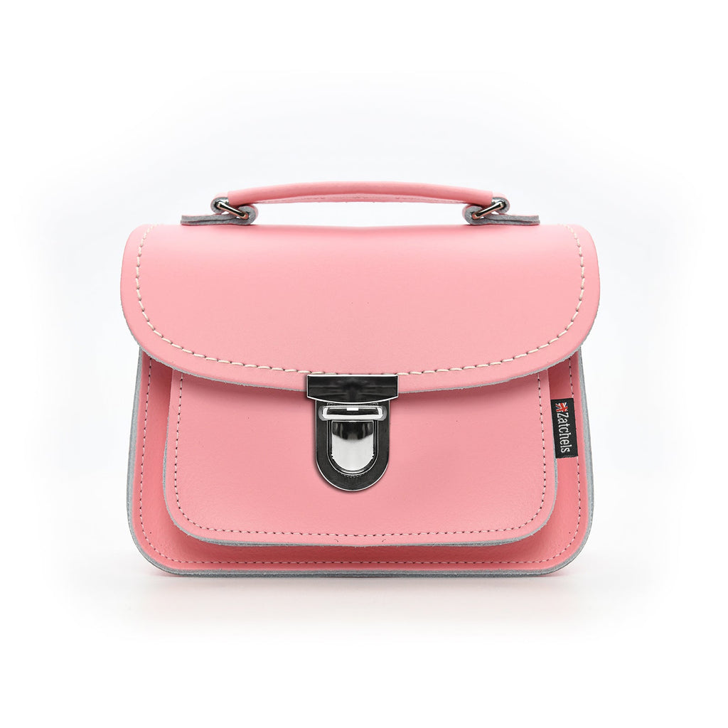 Luna Handmade Leather Bag in Pink