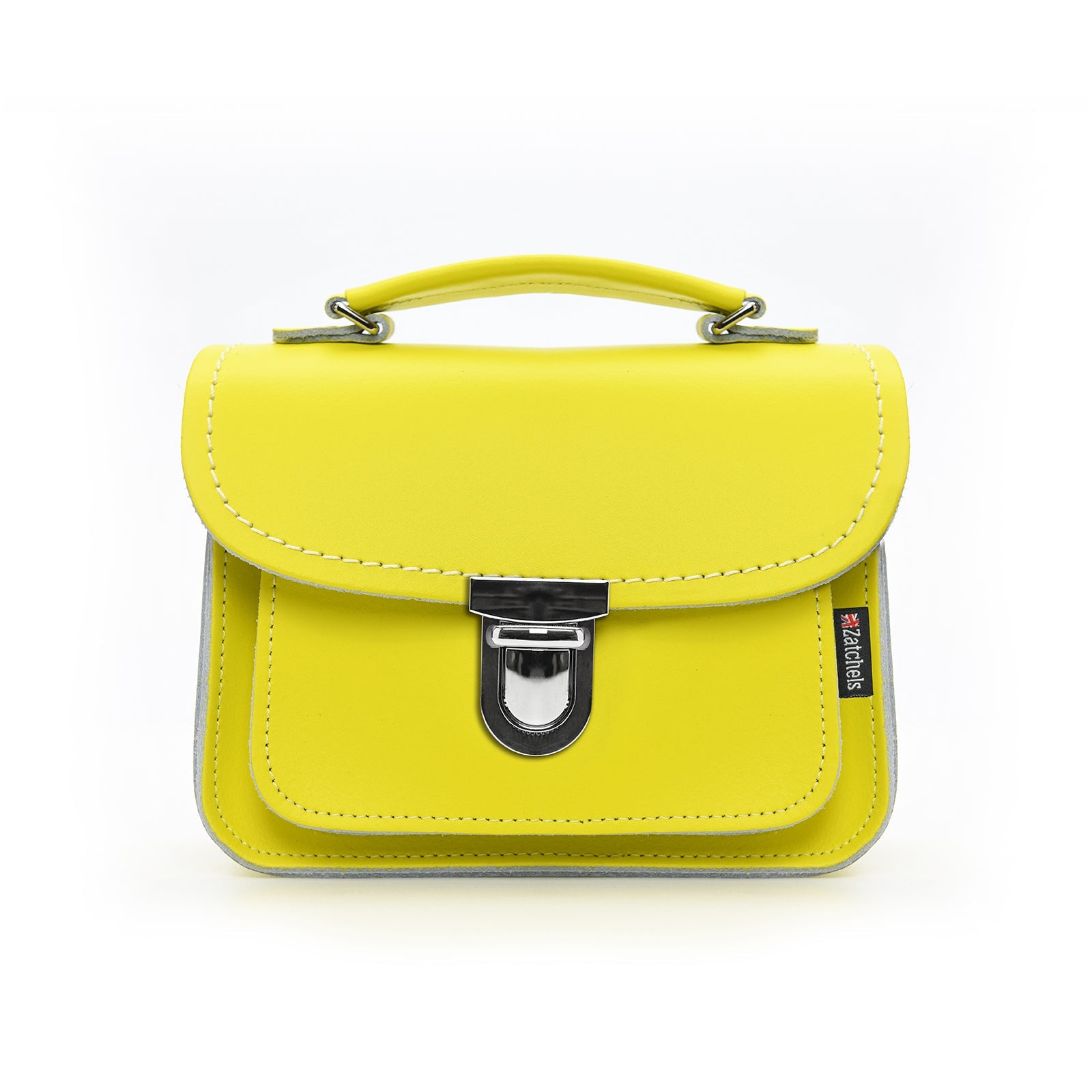 Luna Handmade Leather Bag in Daffodil Yellow