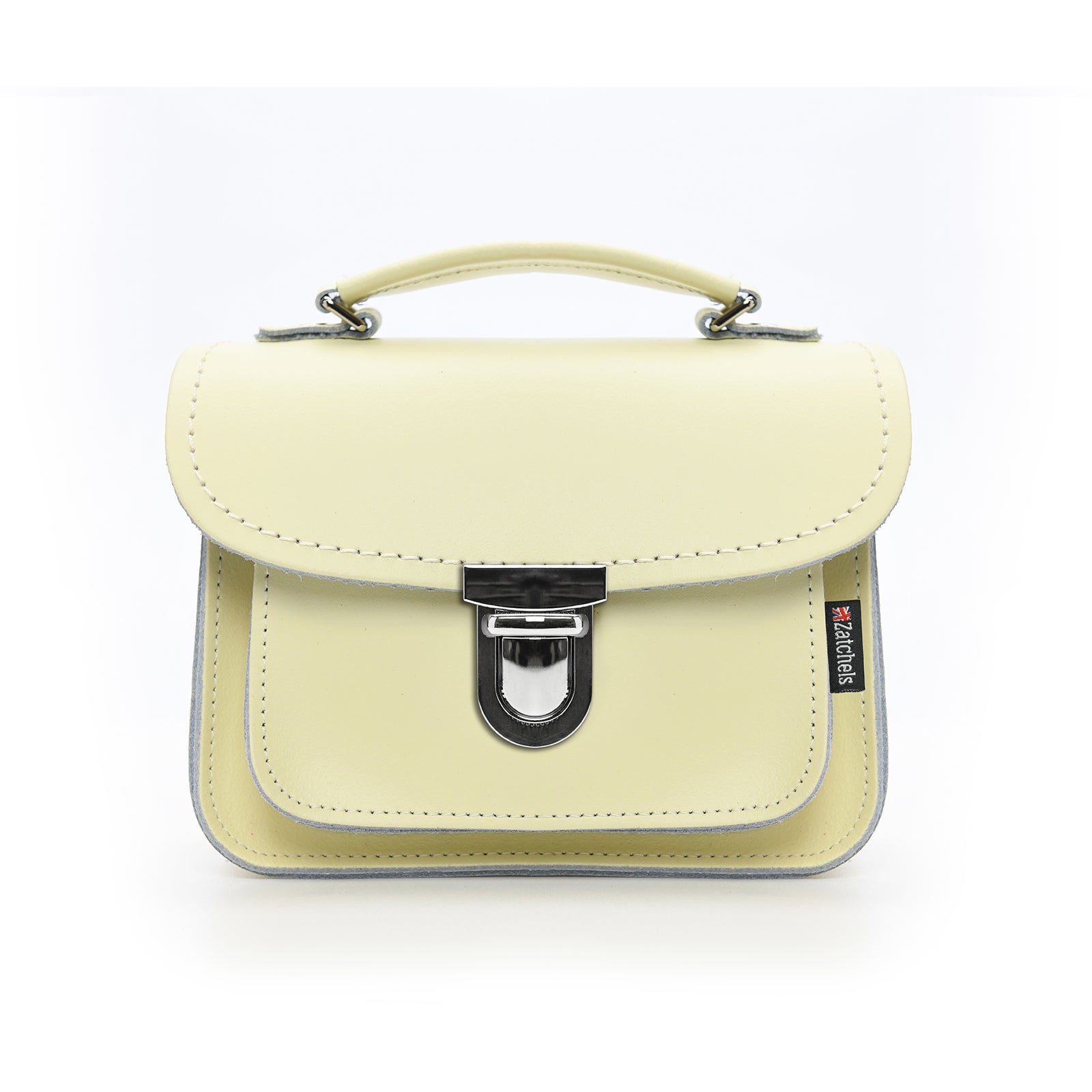 Luna Handmade Leather Bag in Cream