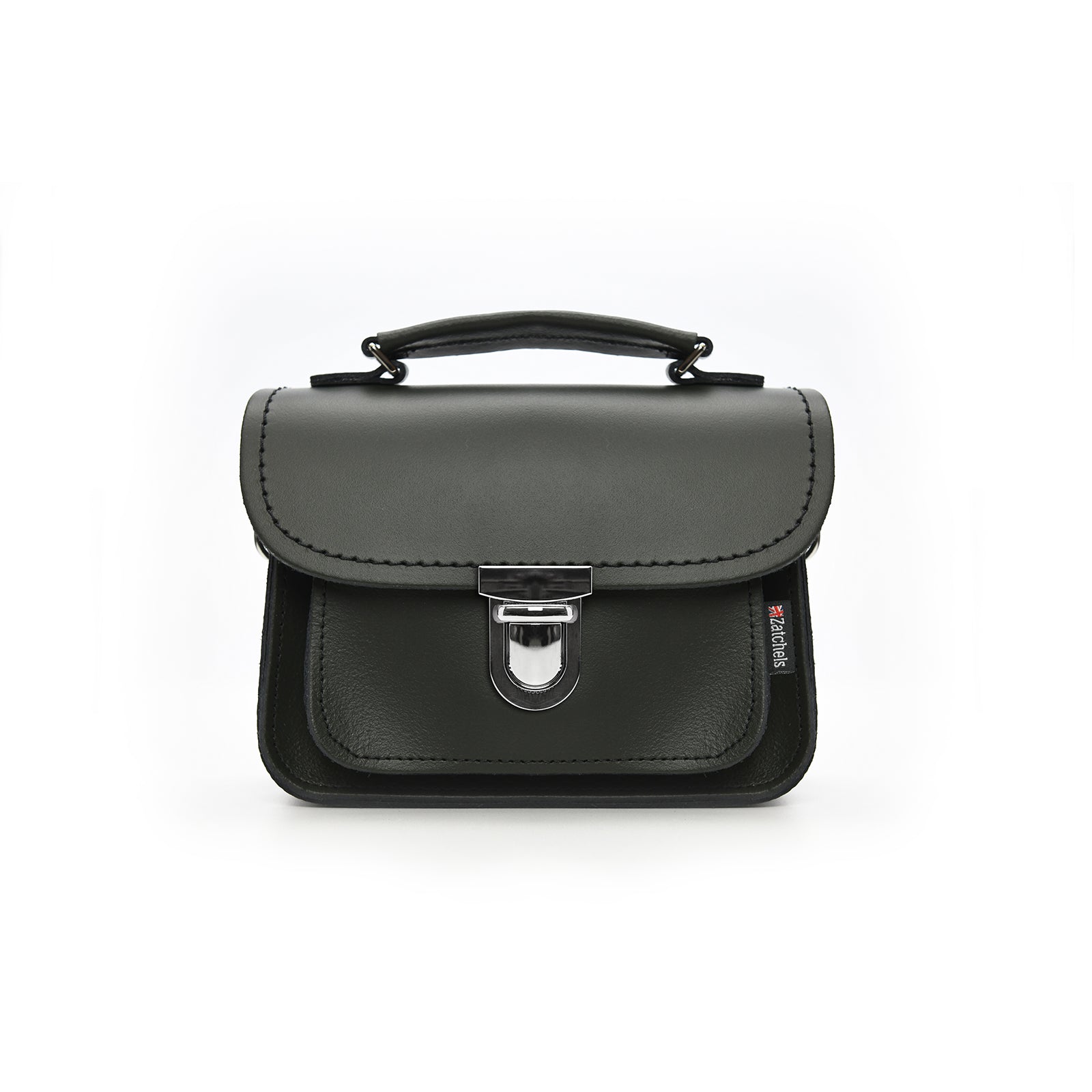 Luna Handmade Leather Bag in Ivy Green